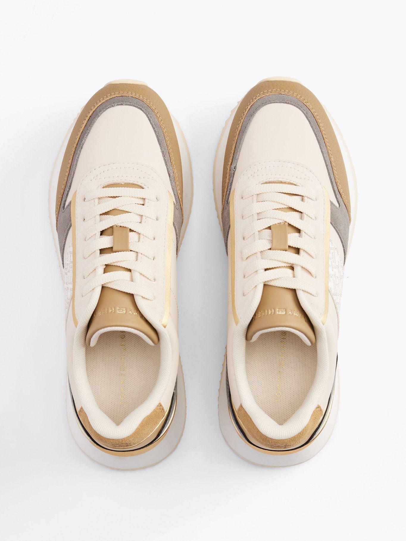 Zapatillas Lux Monogram Beige Tommy Hilfiger-2