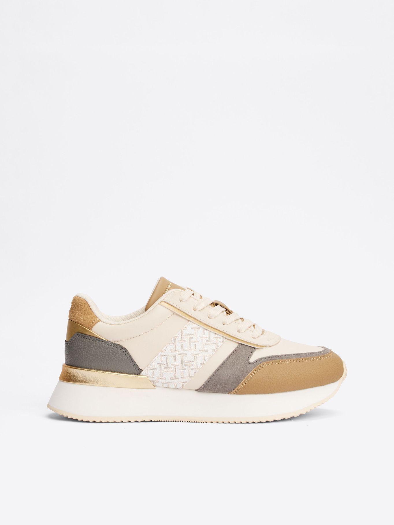 Zapatillas Lux Monogram Beige Tommy Hilfiger-4