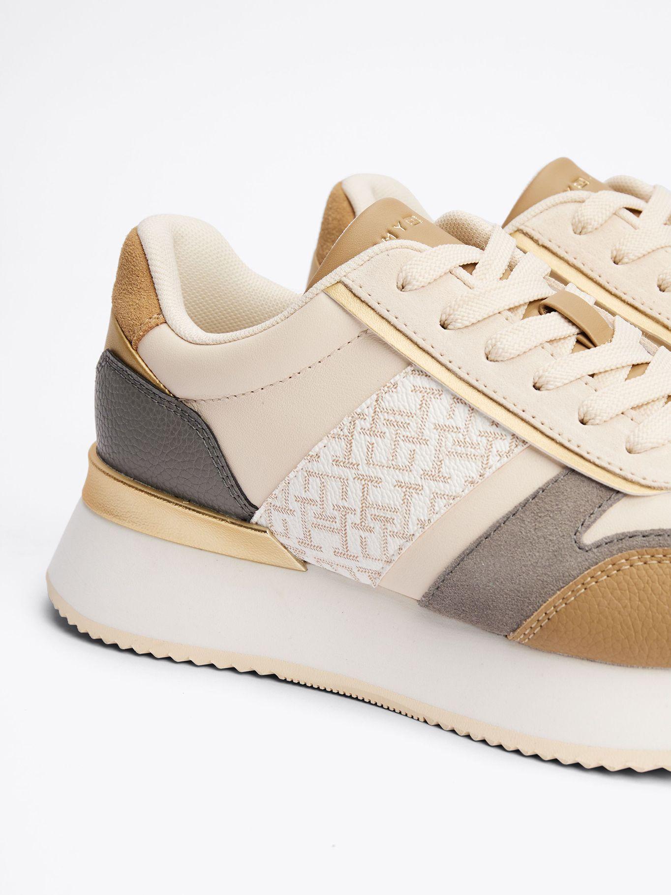 Zapatillas Lux Monogram Beige Tommy Hilfiger-6