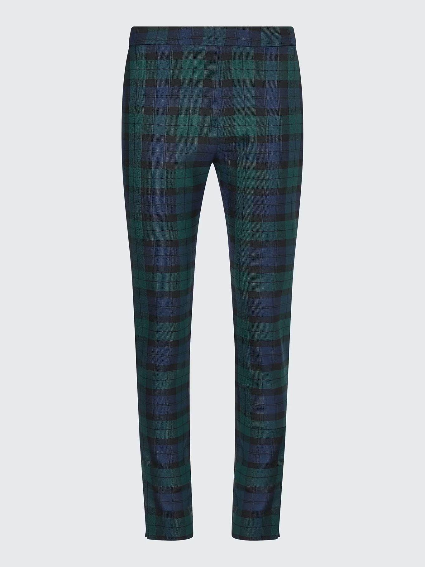 Pantalón Slin Fit Tartán Print Verde Tommy Hilfiger-4