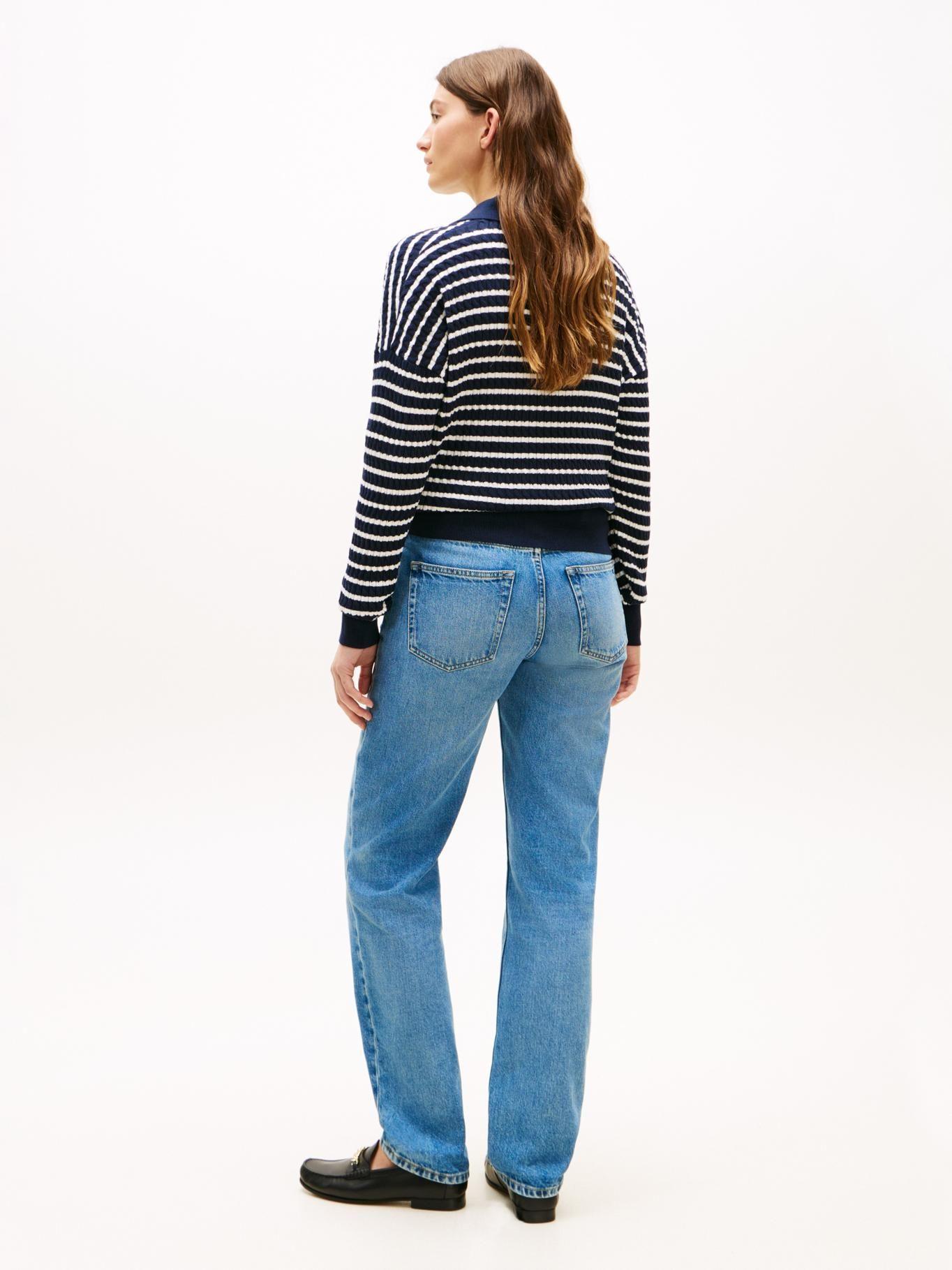 Sweater Polo De Punto Trenzado-2