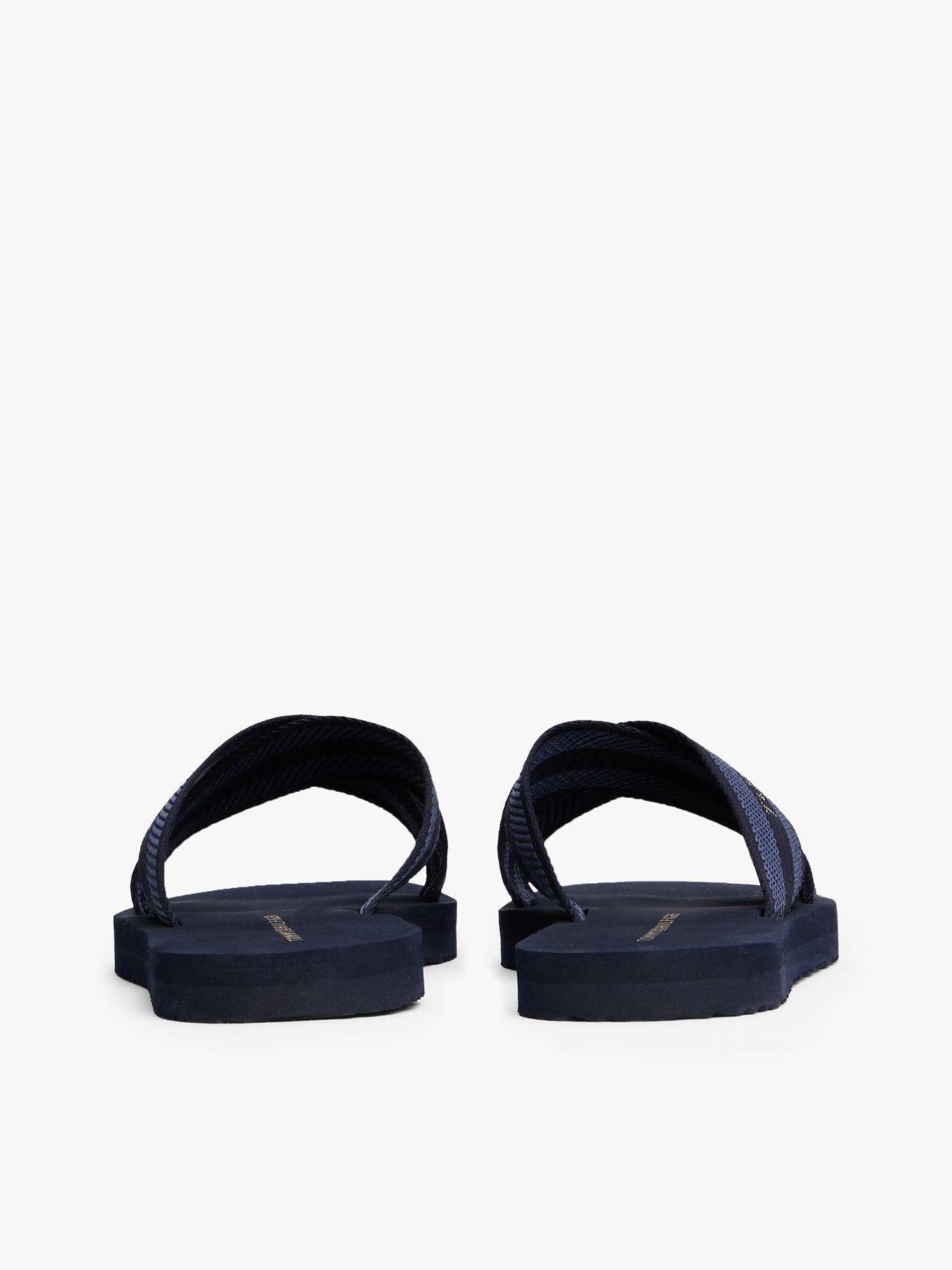 Sandalias Cross Strap Con Logo Azul Tommy Hilfiger-1
