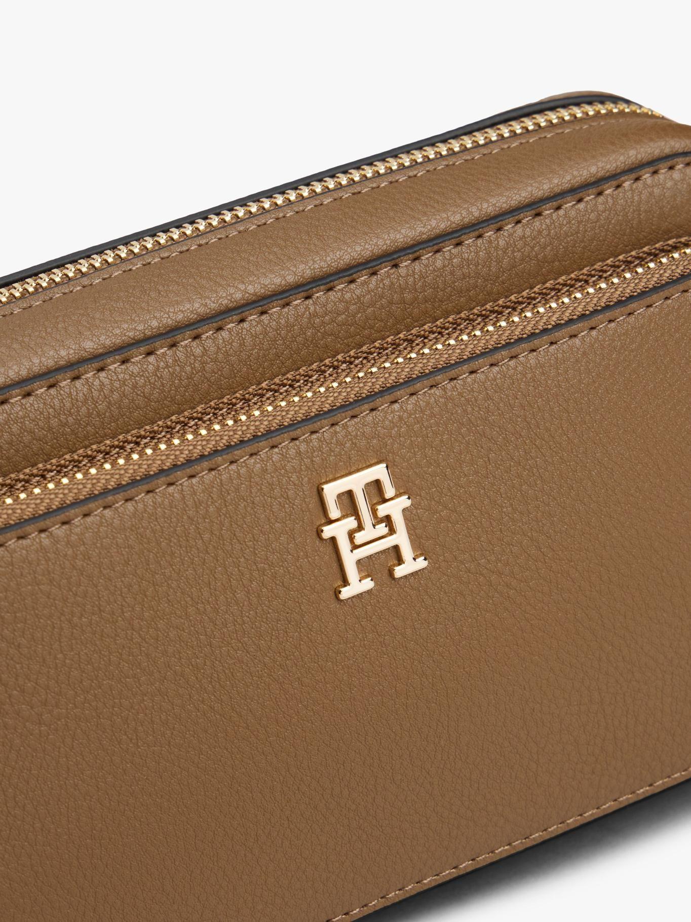 Cartera Bandolera Hilfiger Icon Tommy Hilfiger Café-3