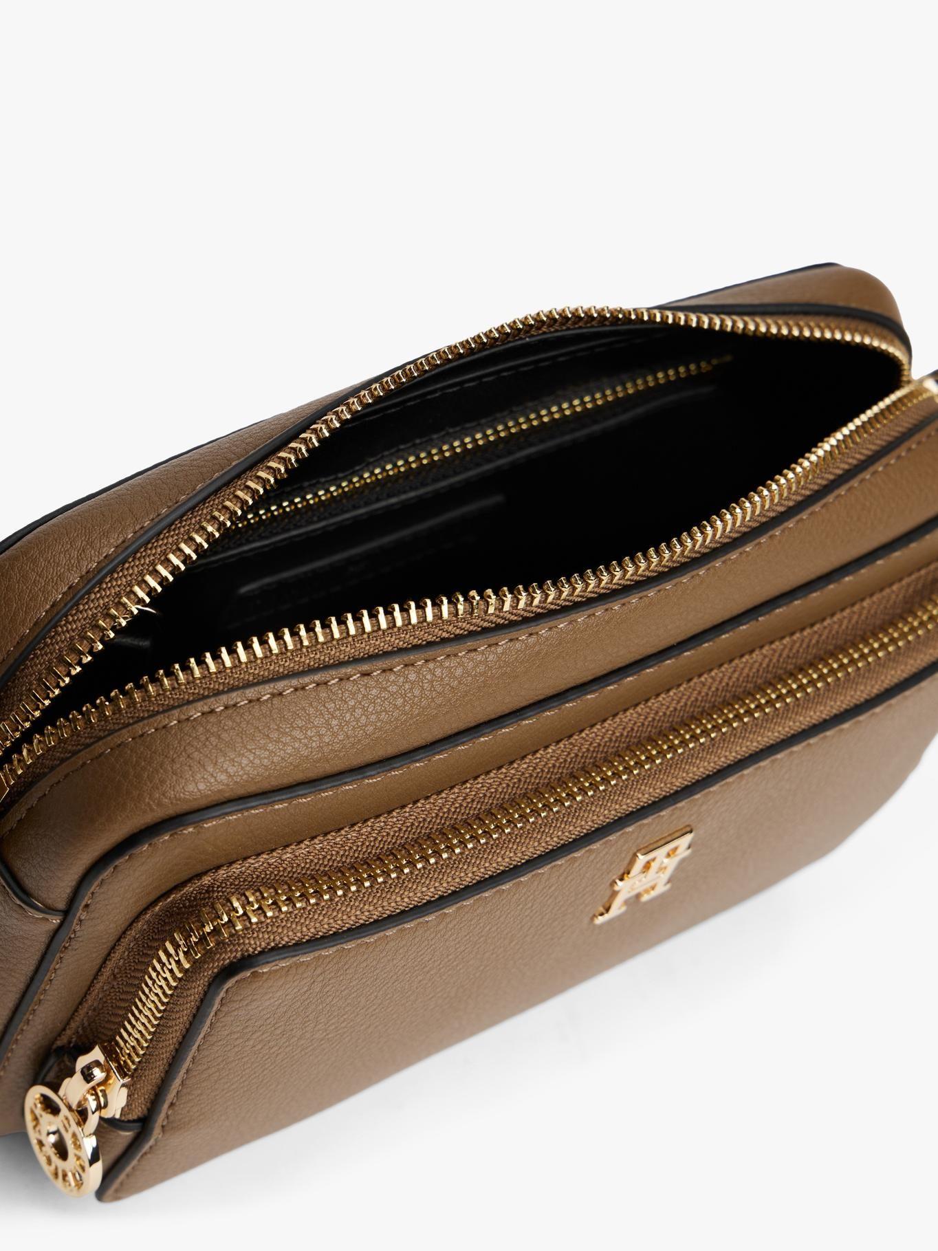Cartera Bandolera Hilfiger Icon Tommy Hilfiger Café-4