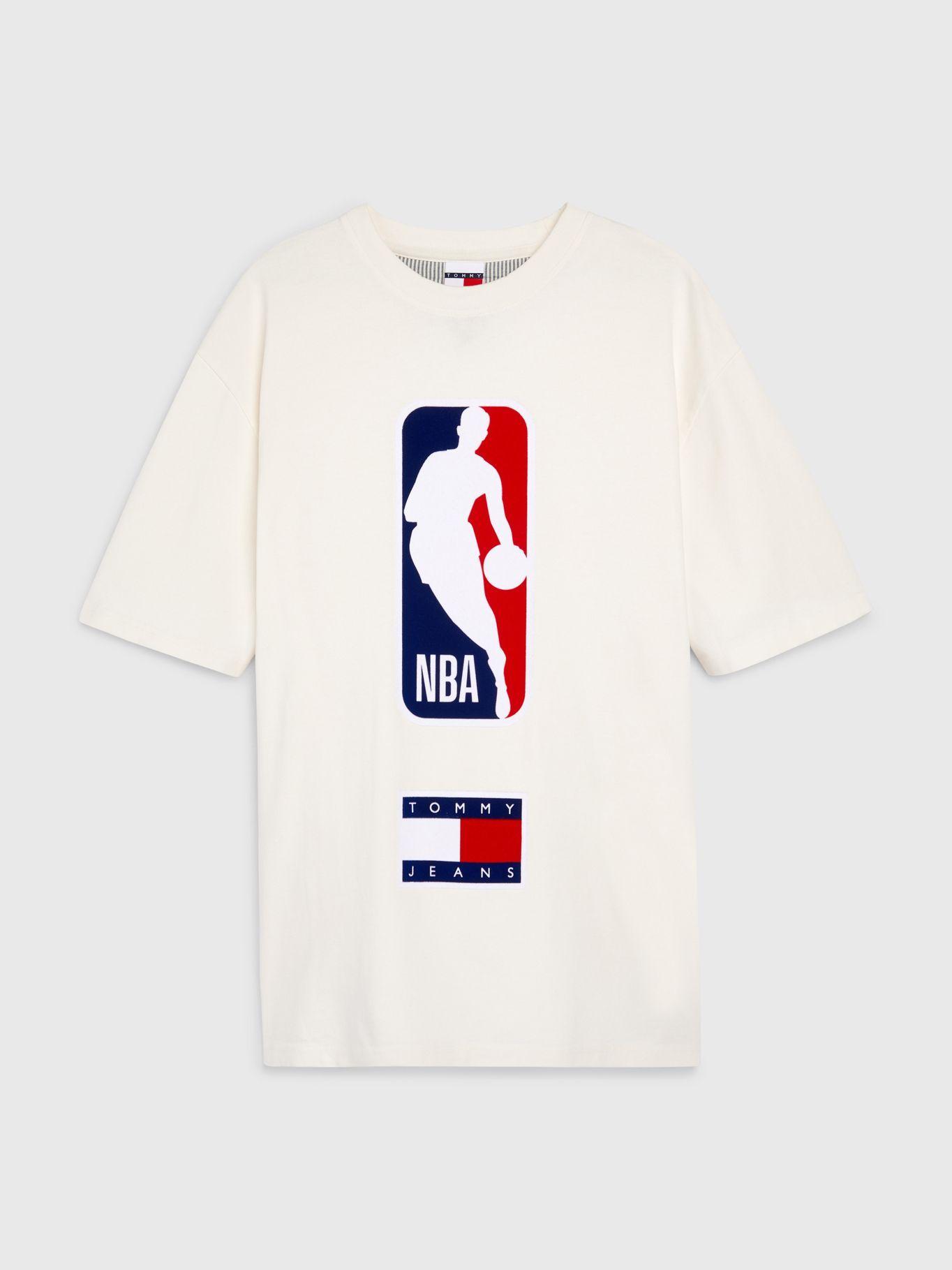 Polera Tjm & Nba Logo Blanco Tommy Hilfiger-0