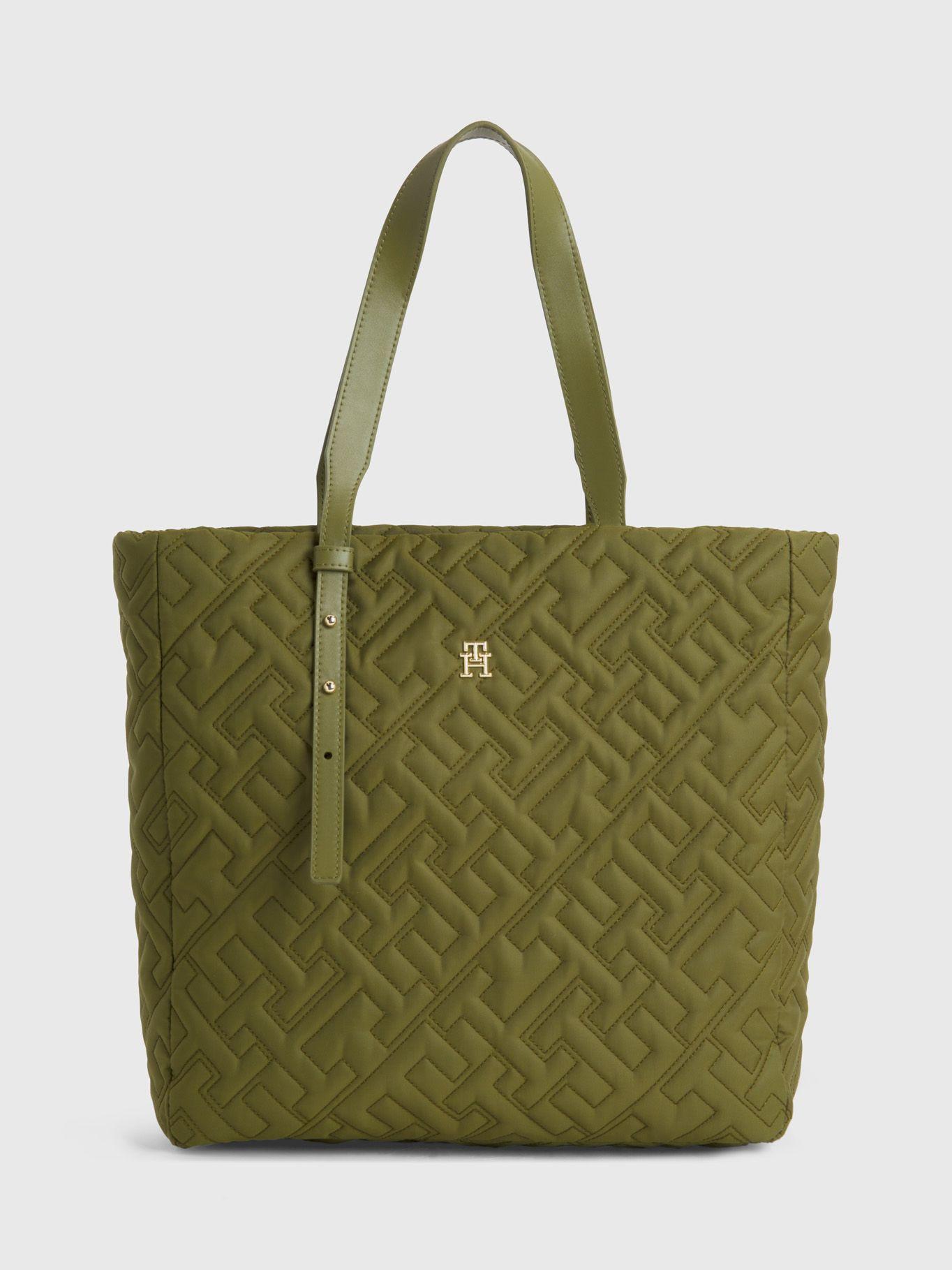 Tote Soft Acolchado Verde Tommy Hilfiger-0