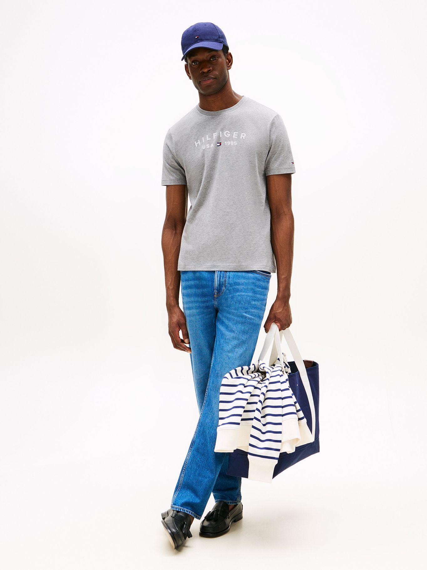 Polera Con Logo Estampado Gris P91 Tommy Hilfiger-1