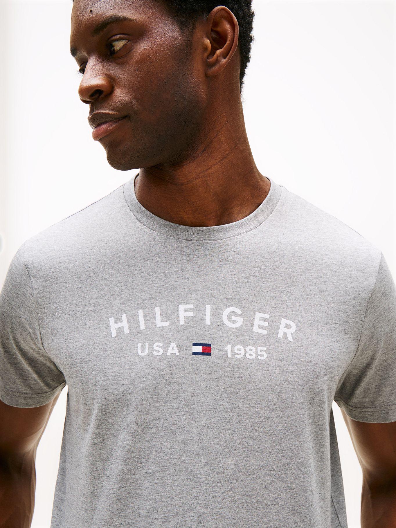 Polera Con Logo Estampado Gris P91 Tommy Hilfiger-3