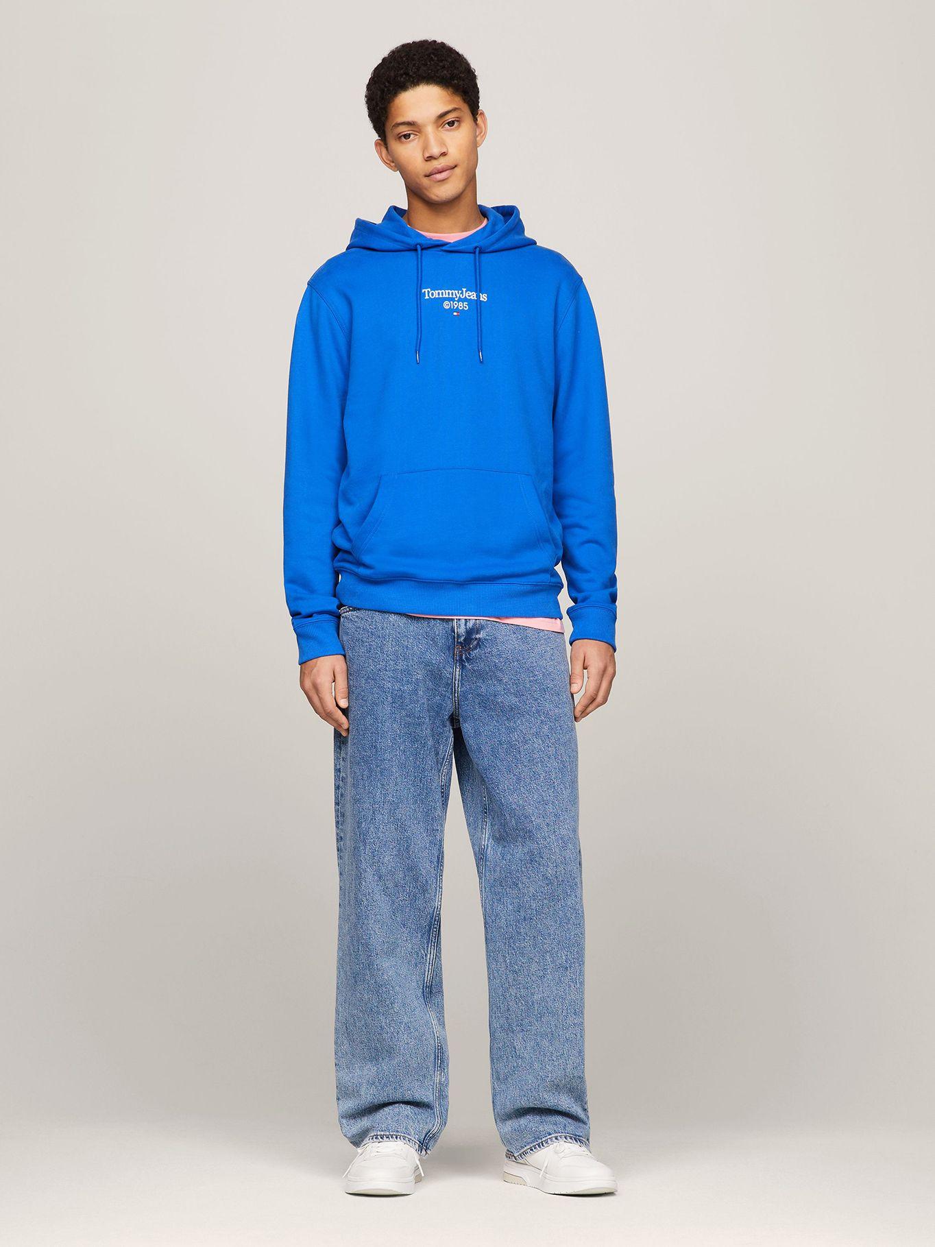 Polerón Hoodi Regular Graphic Azul Tommy Jeans-1