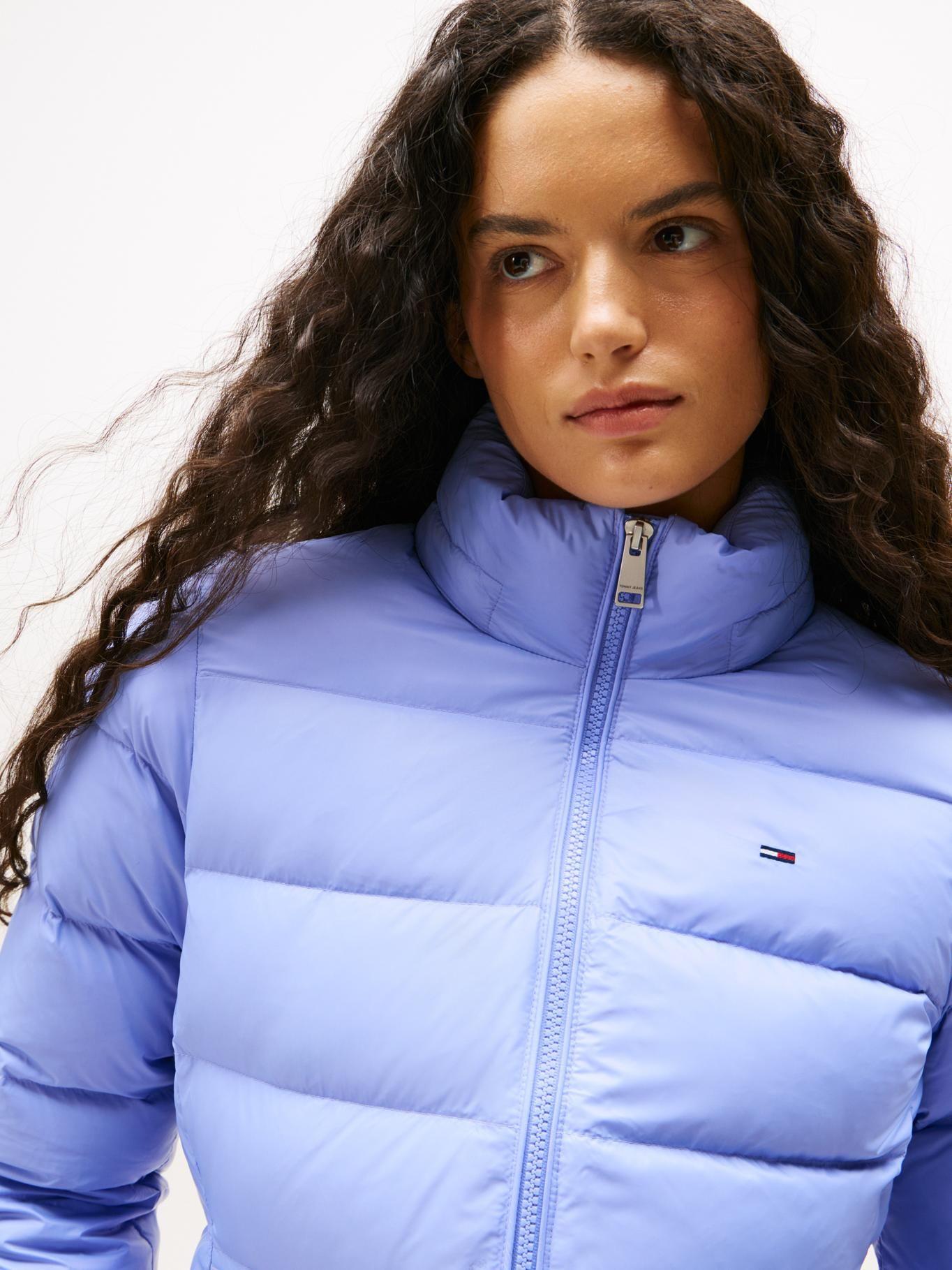 Parka Hooded Basic Acolchada Lila Tommy Jeans-3