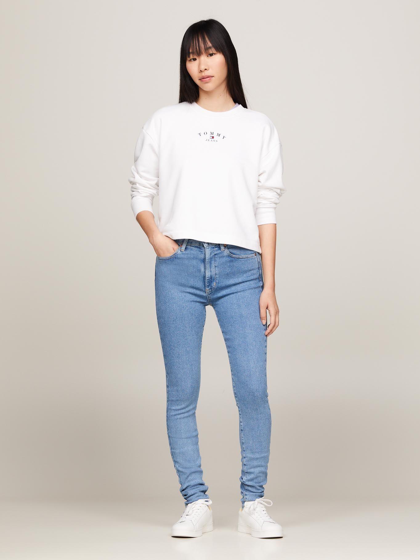 Jeans Mujer Skinny Talle Alto Azul Tommy Jeans-0