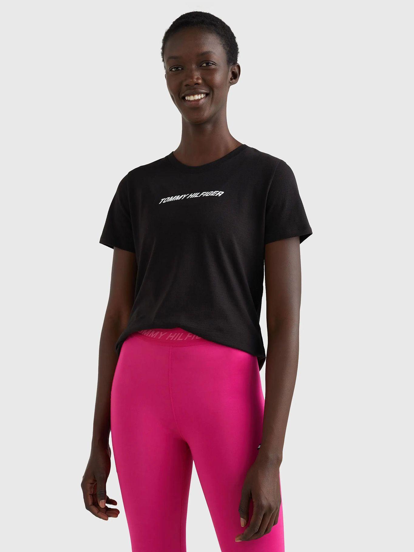 Polera Performance Mesh Negro Tommy Hilfiger-0