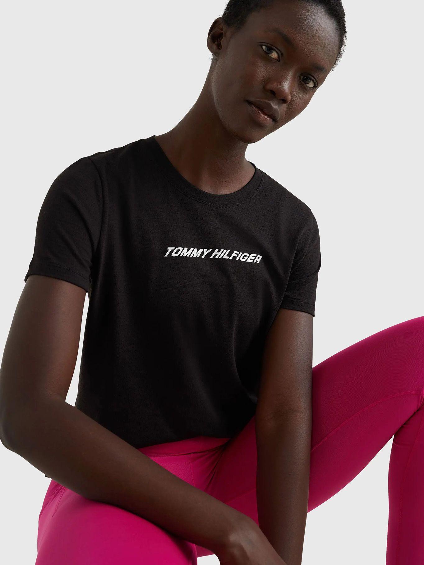 Polera Performance Mesh Negro Tommy Hilfiger-3