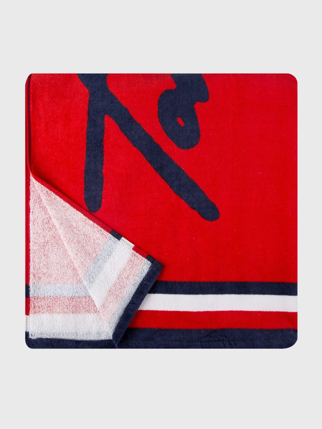 Toalla De Playa Signature Rojo Tommy Hilfiger M2-1