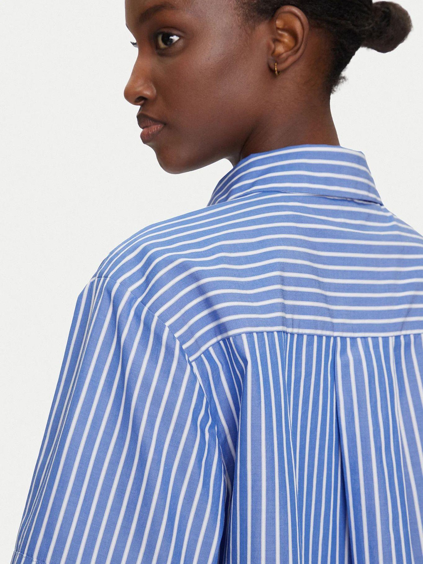 Camisa Poplin de Bolsillo_Azul Tommy Hilfiger-4