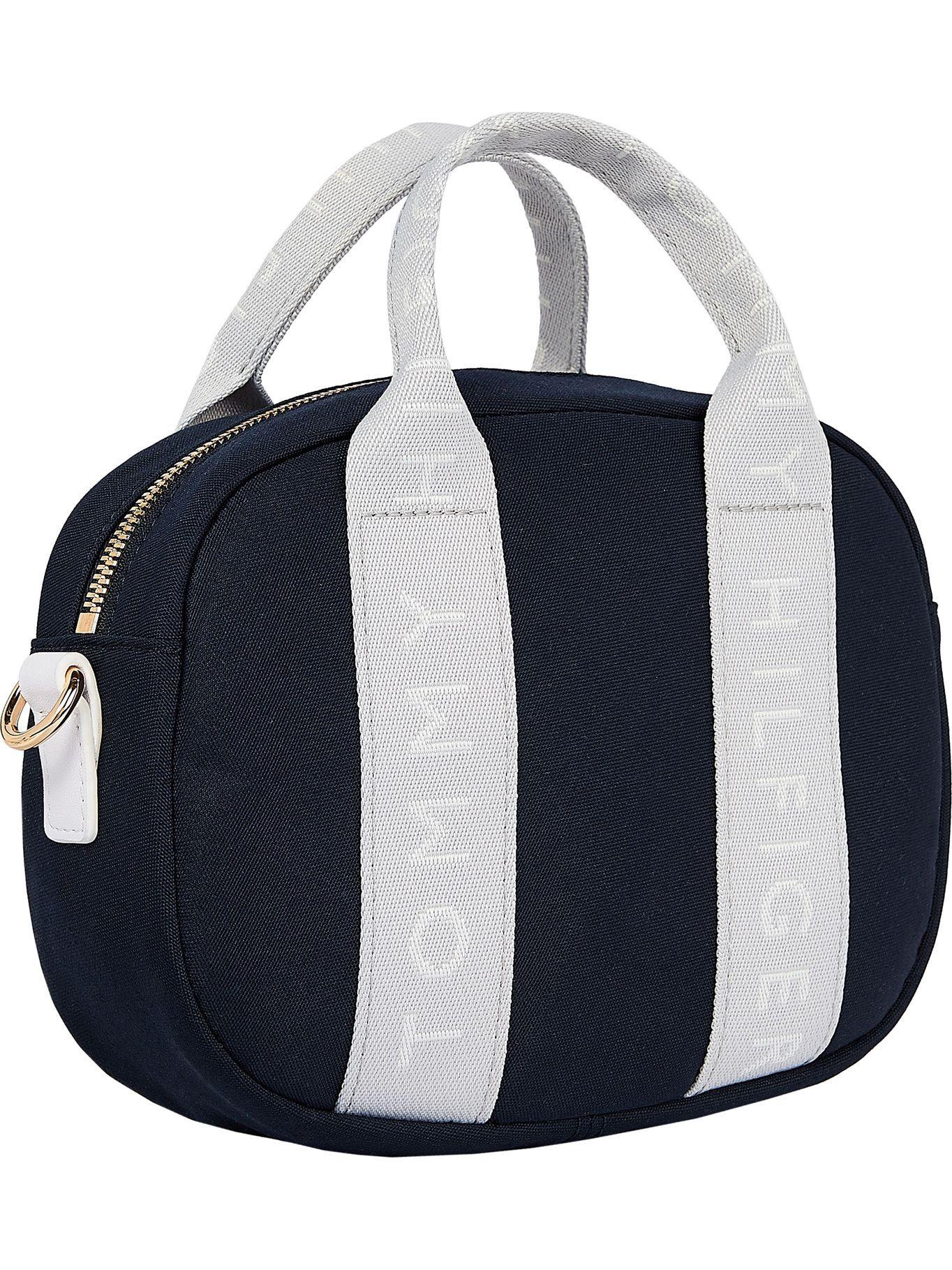 Cartera Bandolera Con Logo Monograma Azul Tommy Hilfiger-1
