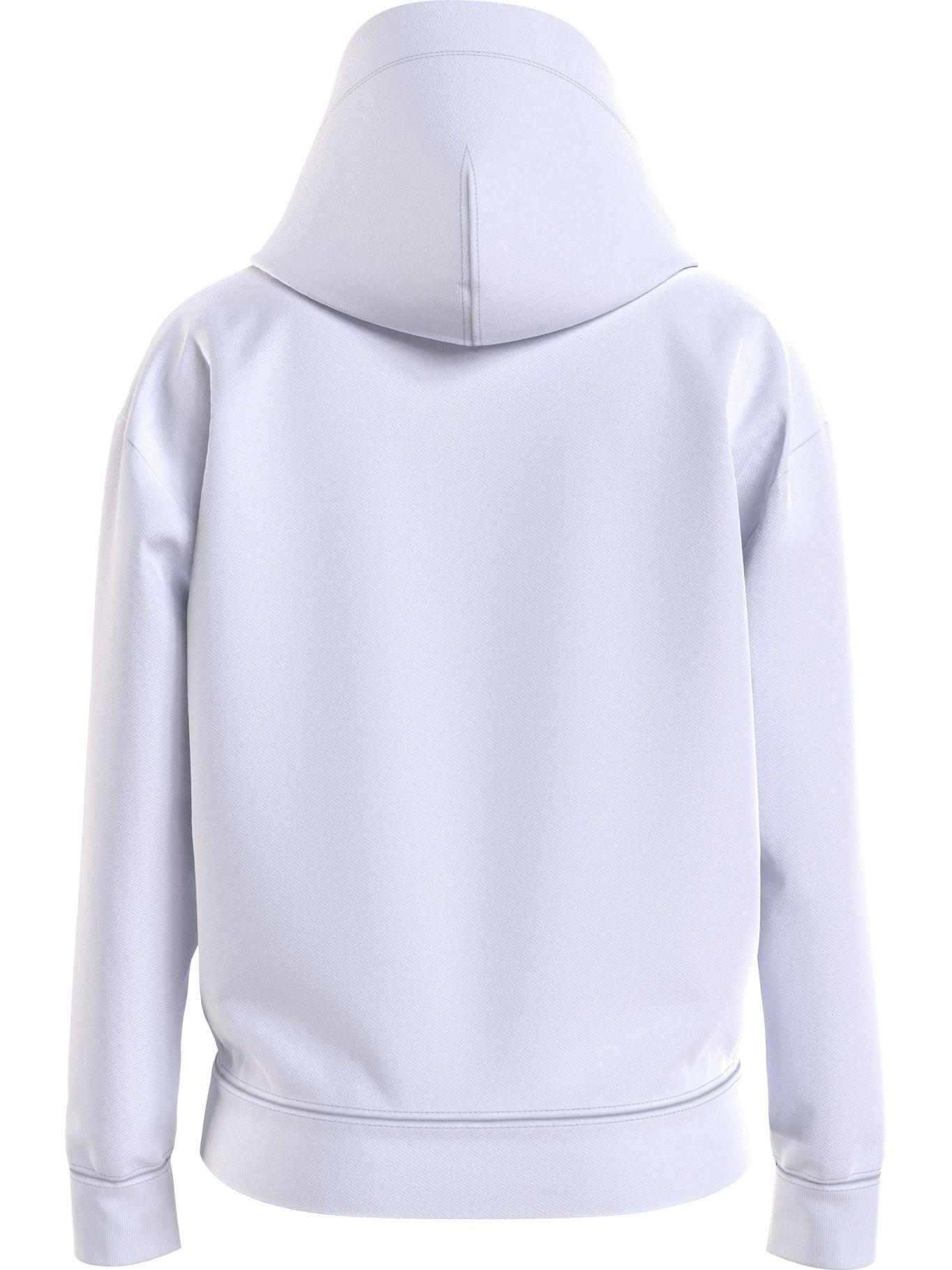Polerón Hoodie College Cropped Blanco Tommy Hilfiger-1