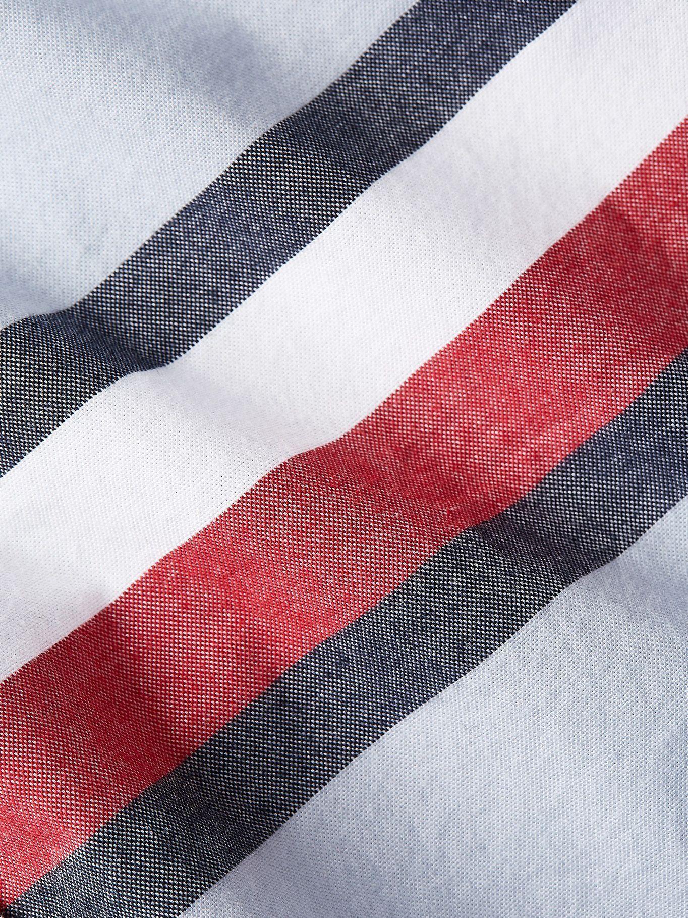 Camisa Clasica Rayas Celeste Tommy Hilfiger A2-3