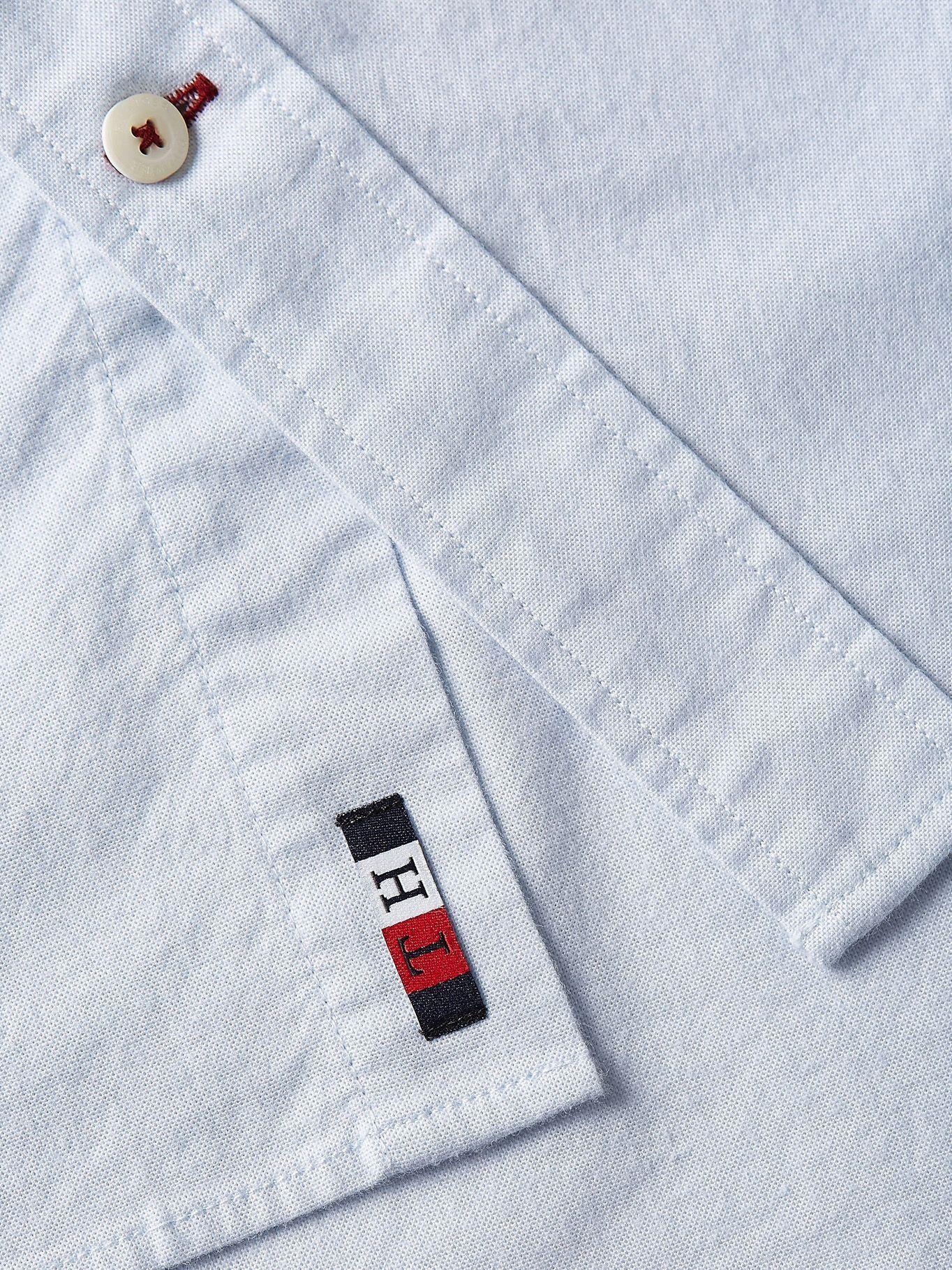 Camisa Clasica Rayas Celeste Tommy Hilfiger A2-2