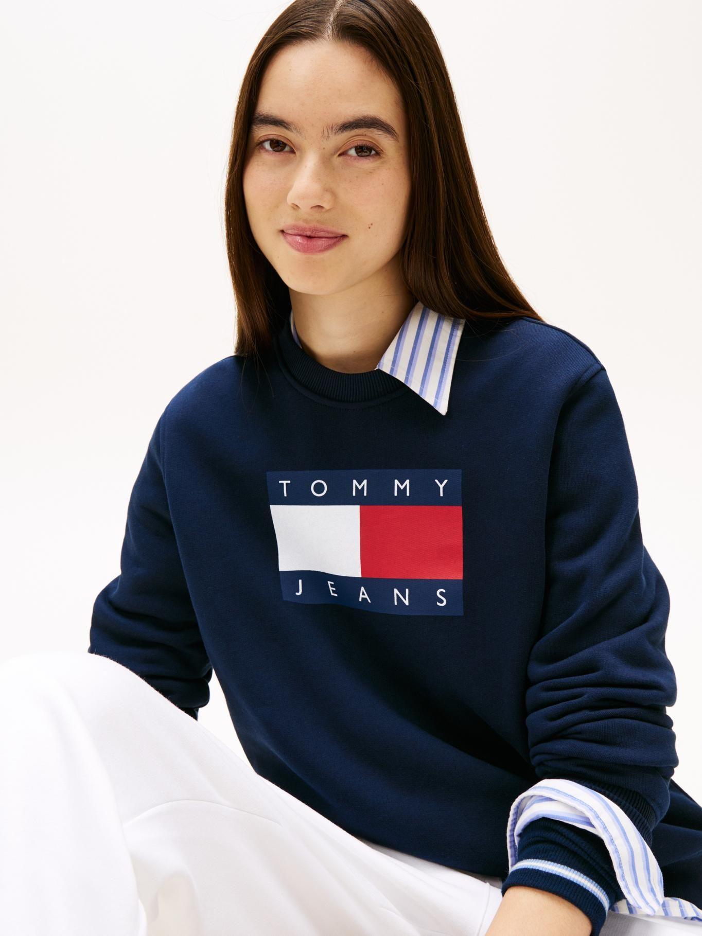 Polerón Con Logo De Parche Azul Tommy Jeans-3