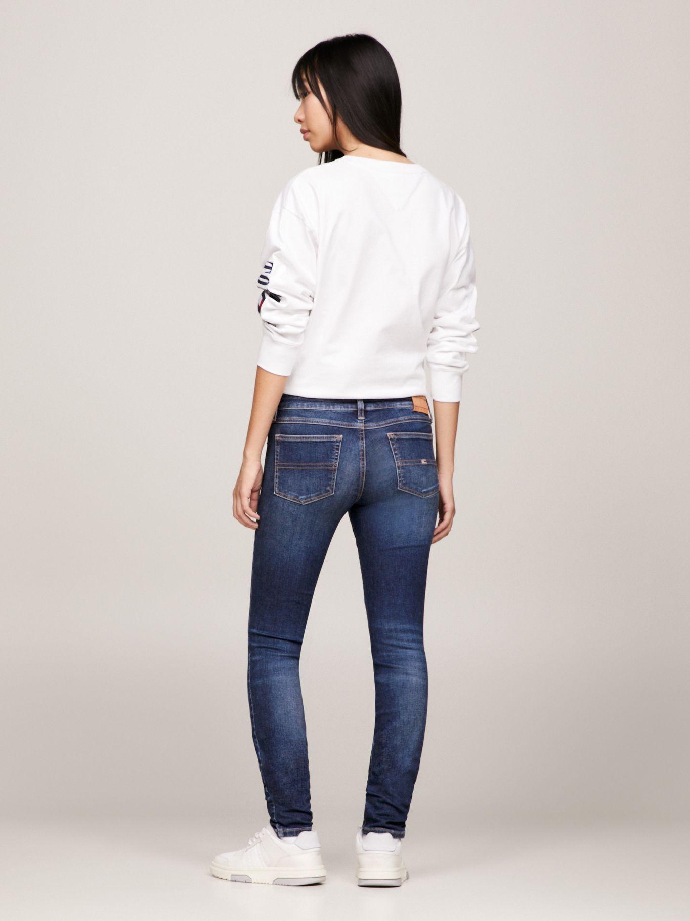 JEANS SOPHIE SKINNY DE TALLE BAJO AZUL TOMMY JEANS-2