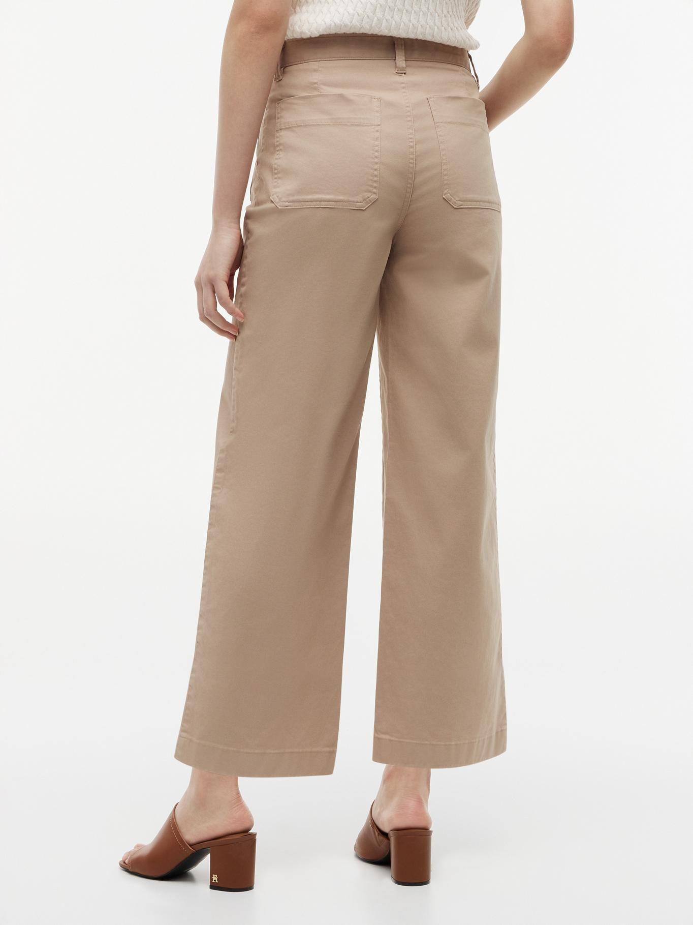 Pantalón Twill Con Bolsillos-2