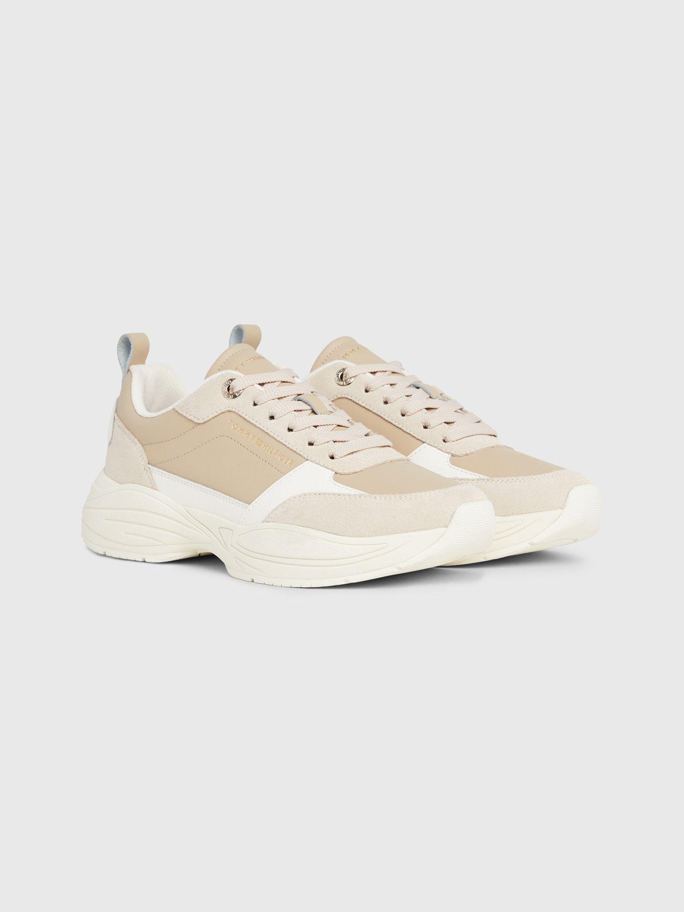 Zapatillas Running Essential Cuer Beige Tommy Hilfiger-0