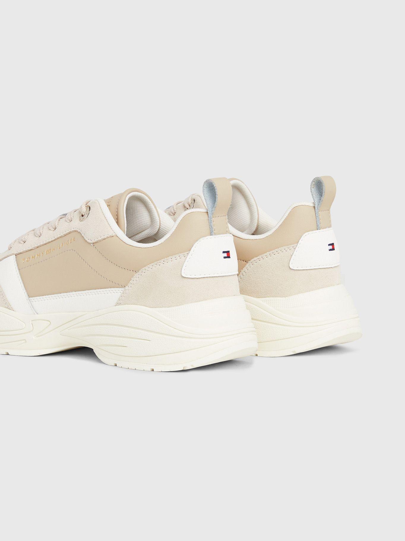 Zapatillas Running Essential Cuer Beige Tommy Hilfiger-1