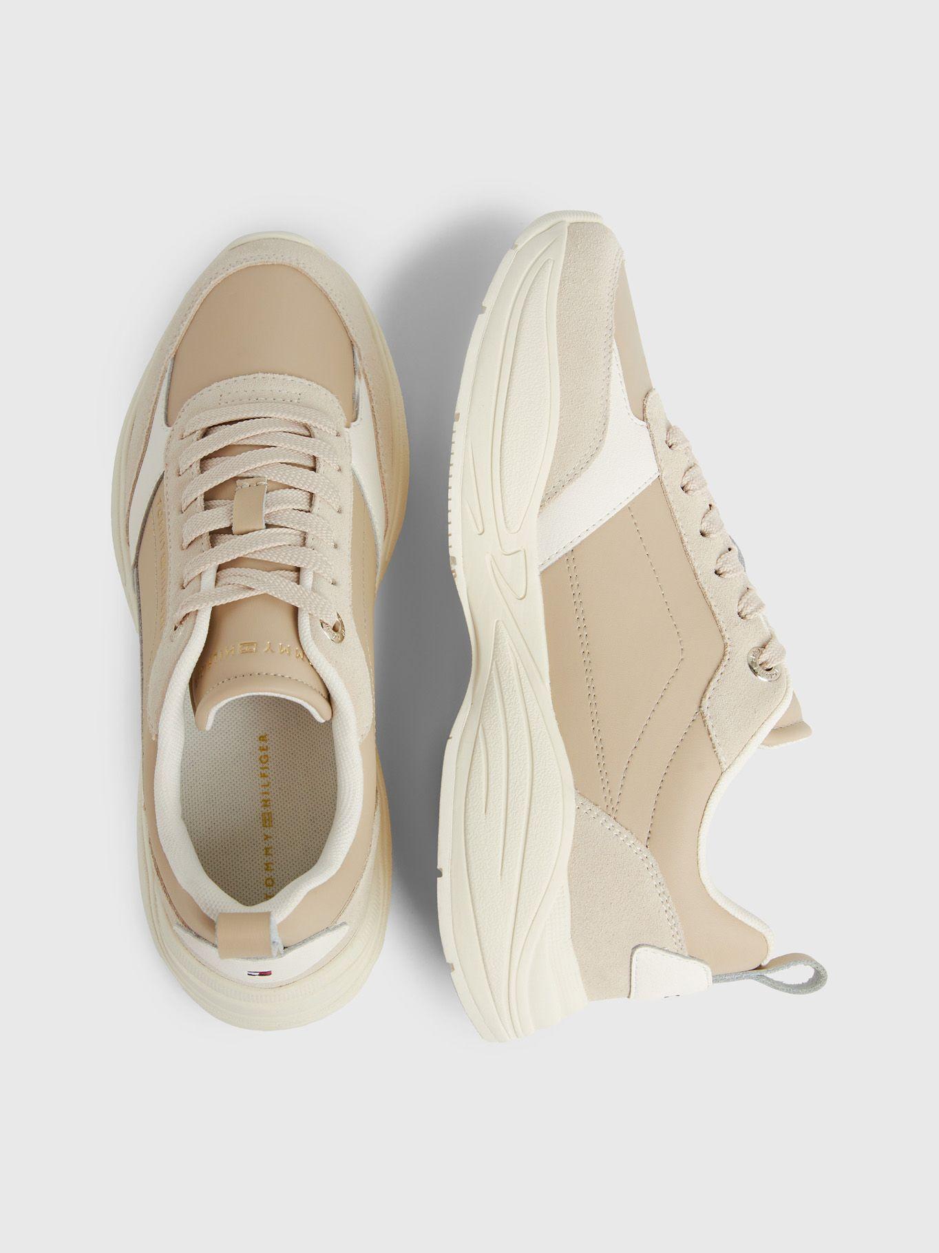 Zapatillas Running Essential Cuer Beige Tommy Hilfiger-3
