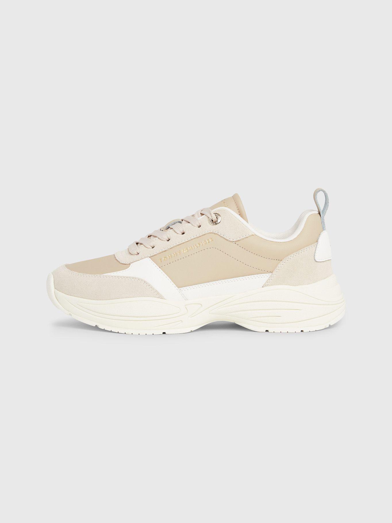 Zapatillas Running Essential Cuer Beige Tommy Hilfiger-4
