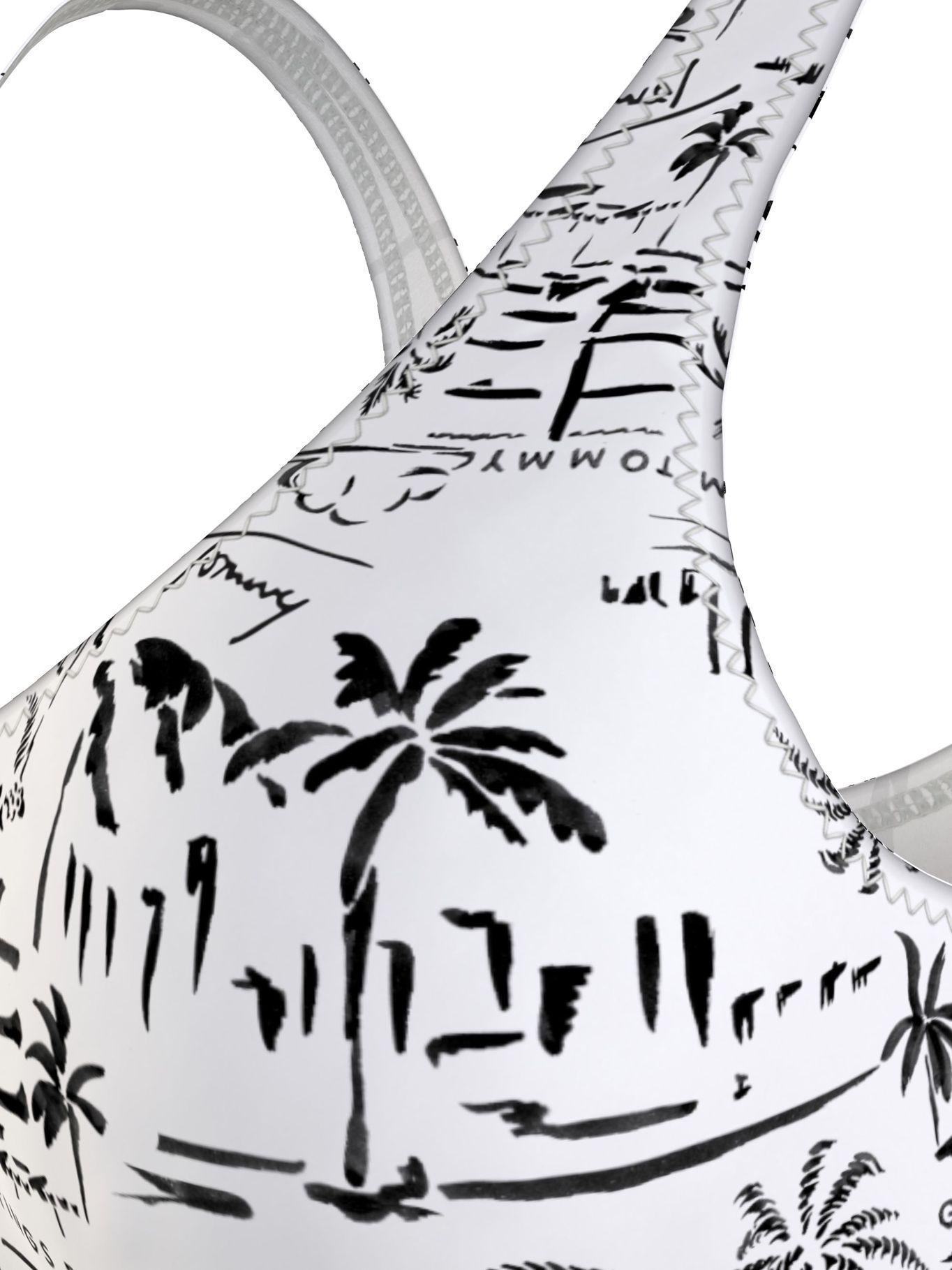 Bralette Print Cotton Elástico Blanco Tommy Hilfiger-4