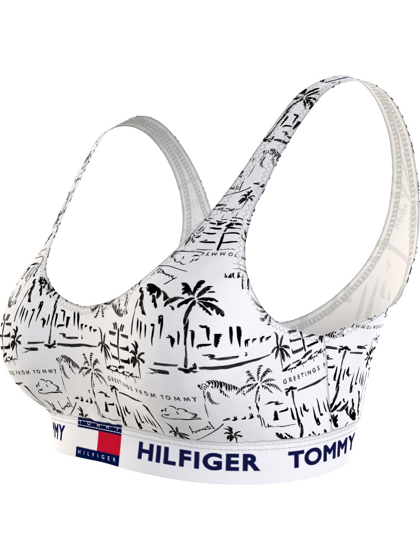 Bralette Print Cotton Elástico Blanco Tommy Hilfiger-2