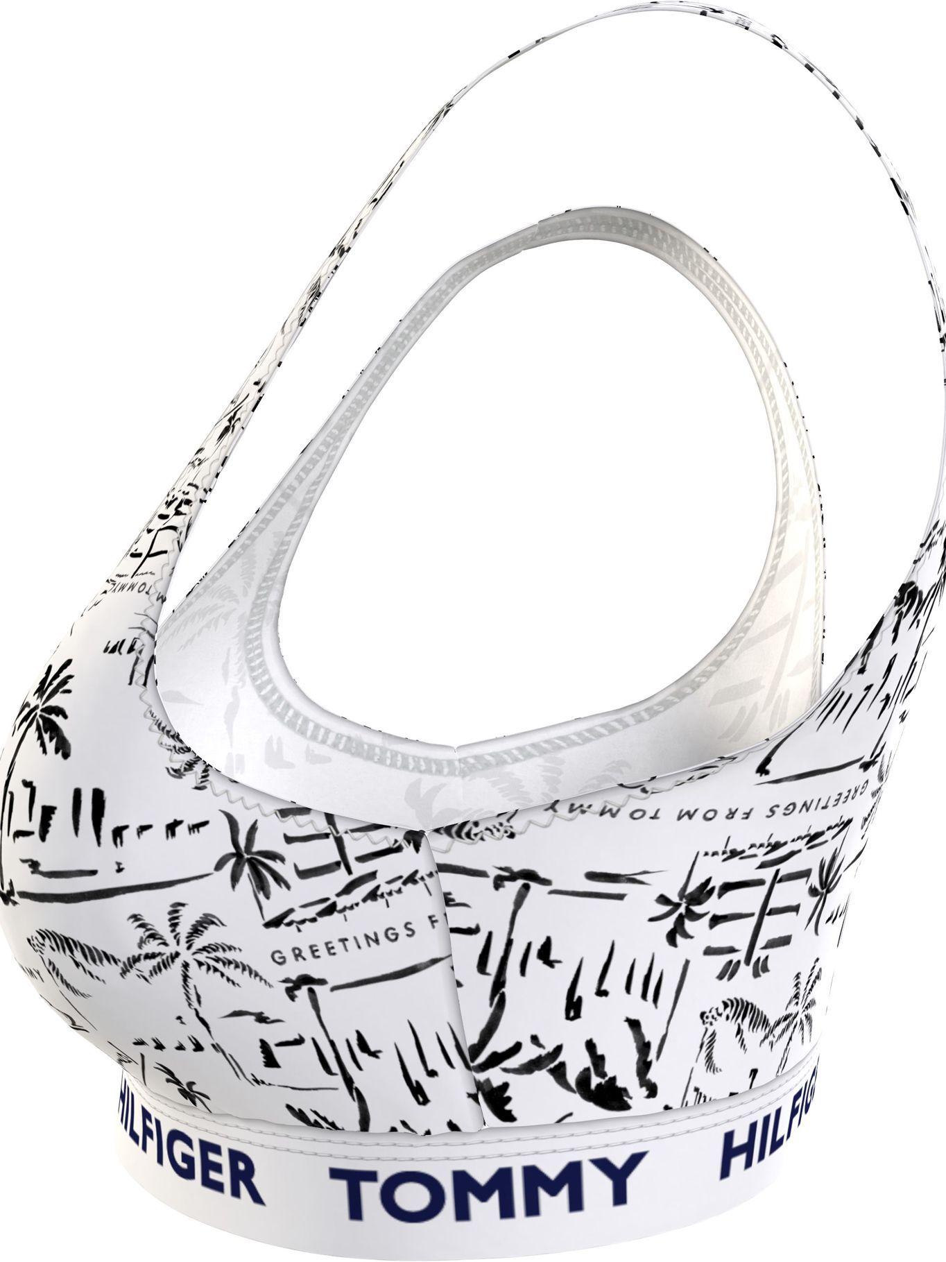 Bralette Print Cotton Elástico Blanco Tommy Hilfiger-3