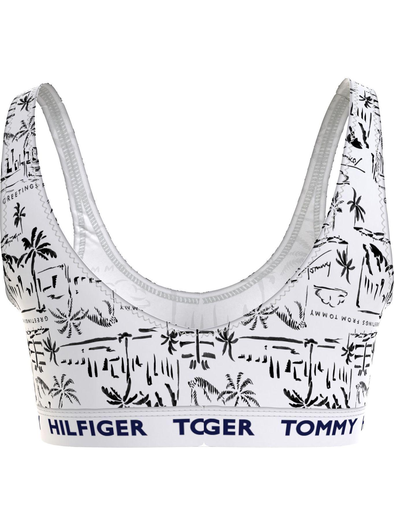 Bralette Print Cotton Elástico Blanco Tommy Hilfiger-1