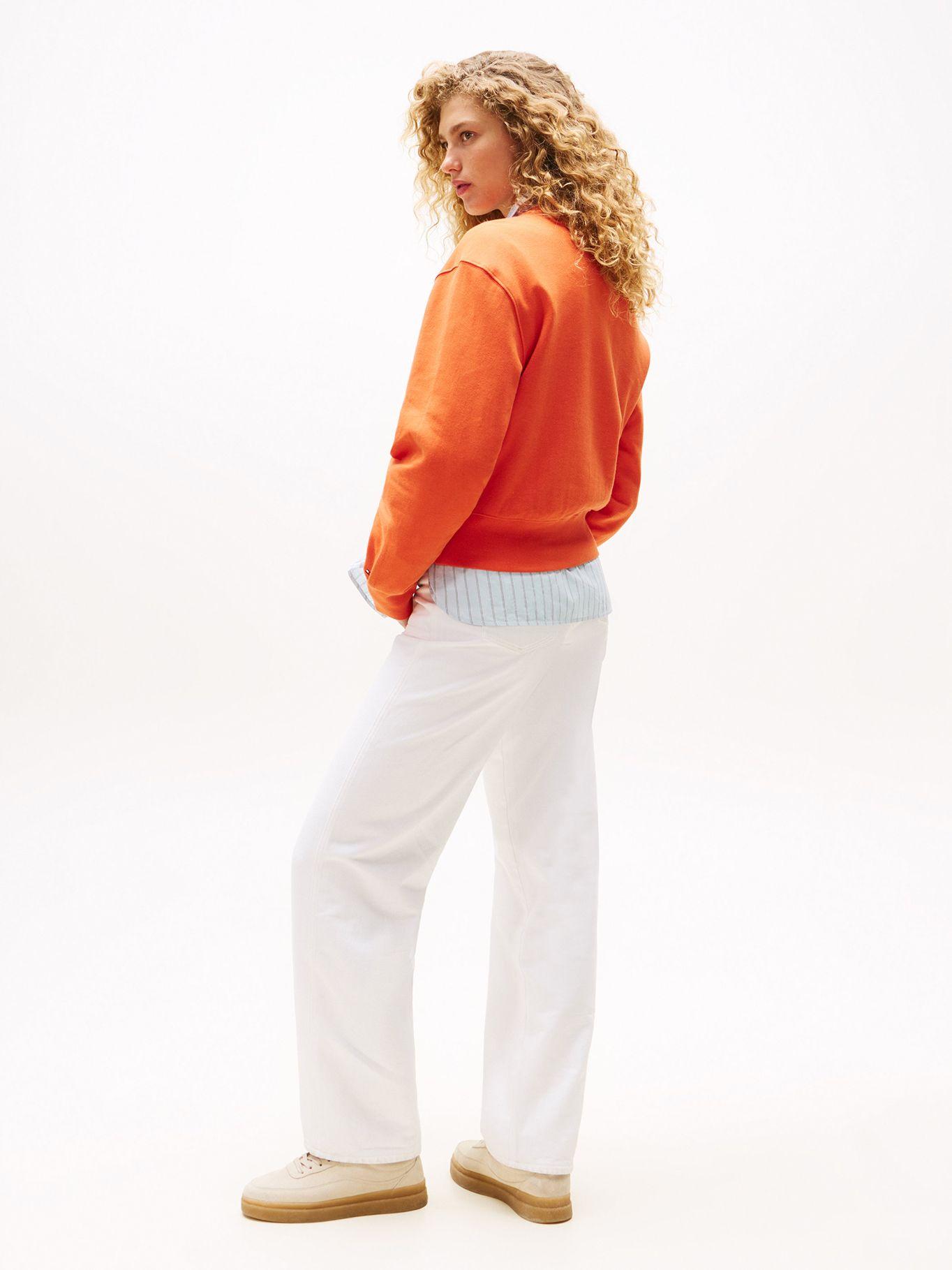 Polerón  Logo Script Bordado Naranjo SCX Tommy Hilfiger-2