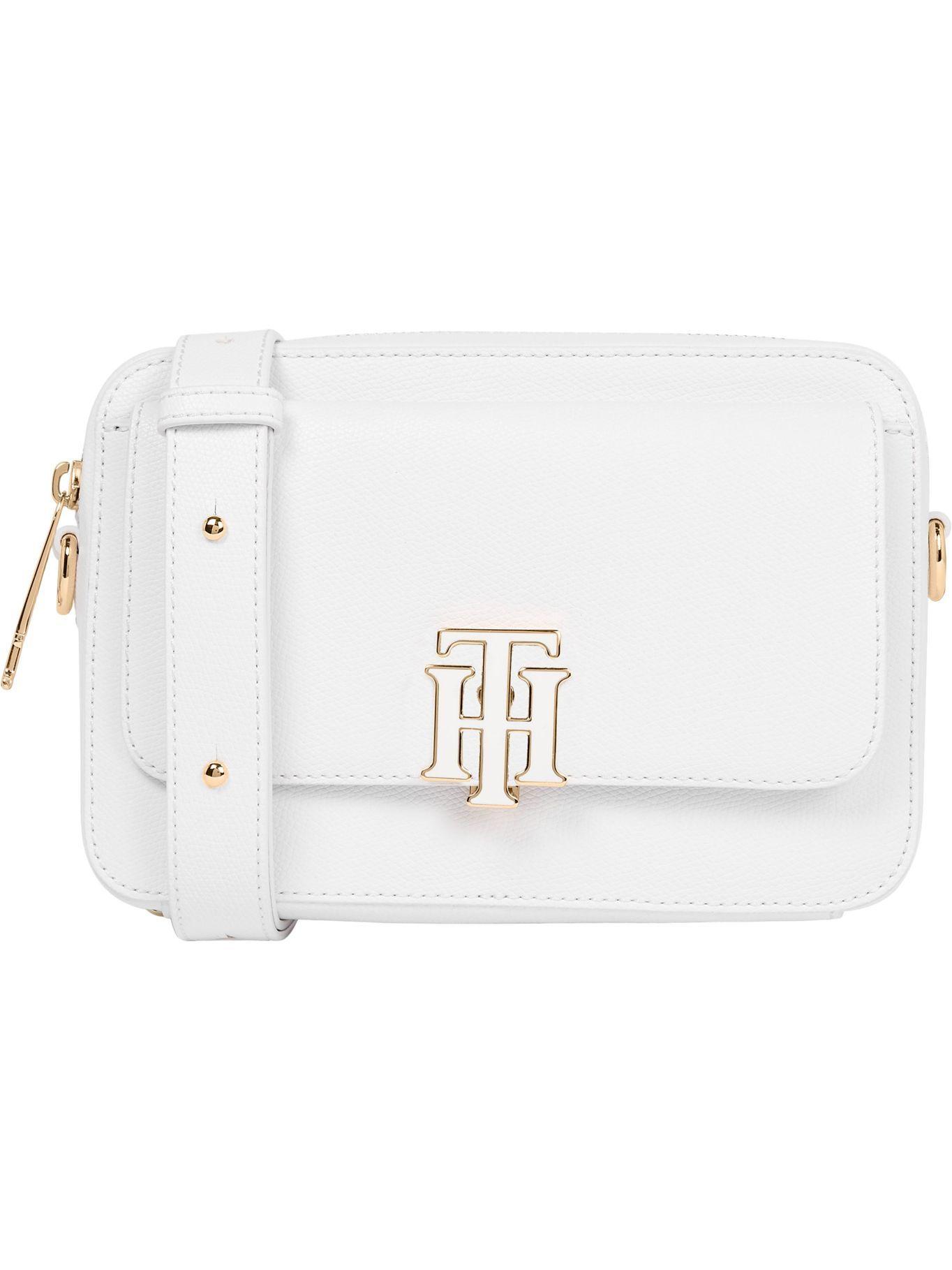 Cartera Bandolera Th Monogram Logo Blanco Tommy Hilfiger-0