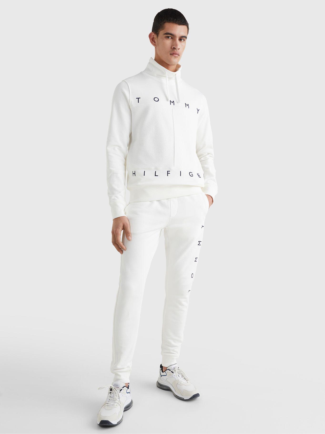 Polerón Cuello Alto Big Logo Blanco Tommy Hilfiger-0