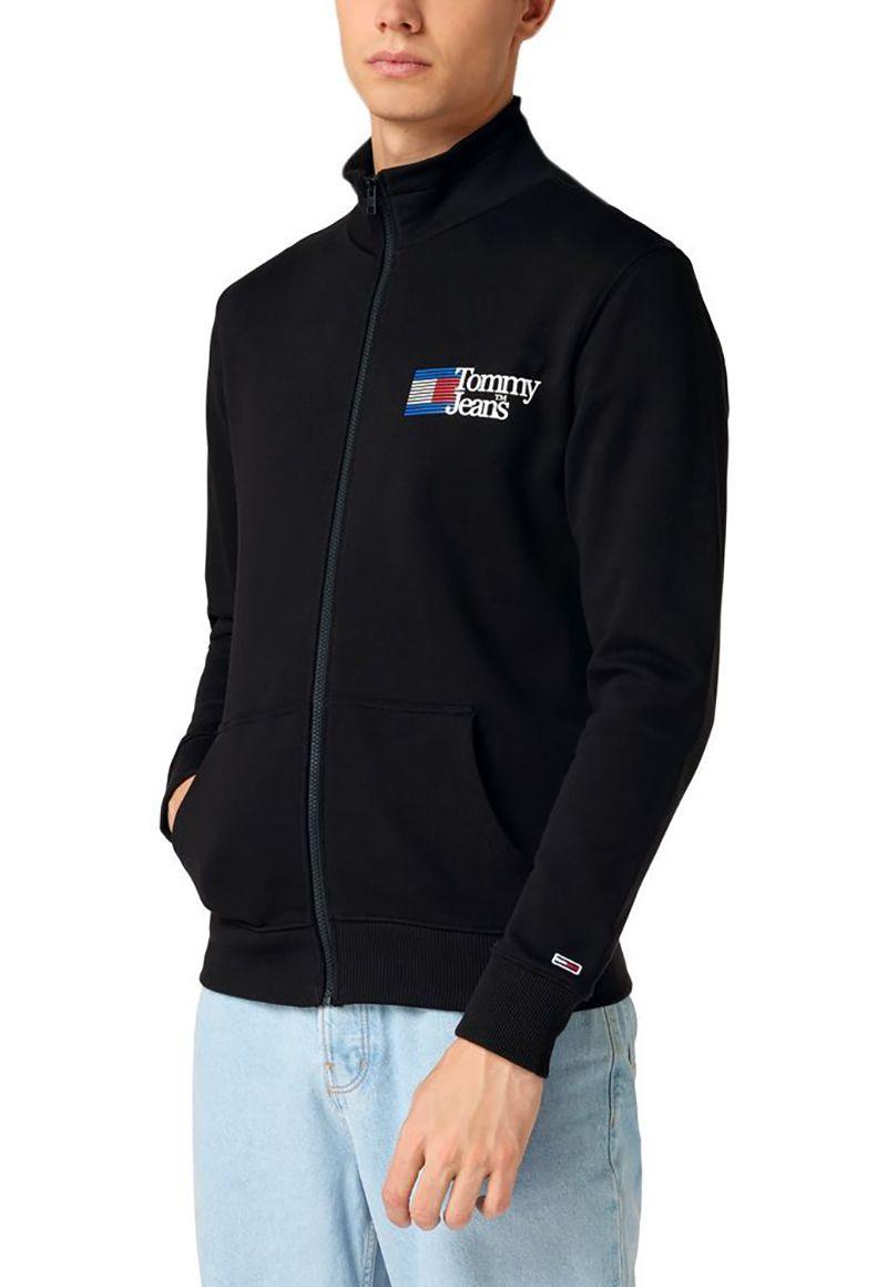 Polerón Regular Full Zip Negro Tommy Jeans-0