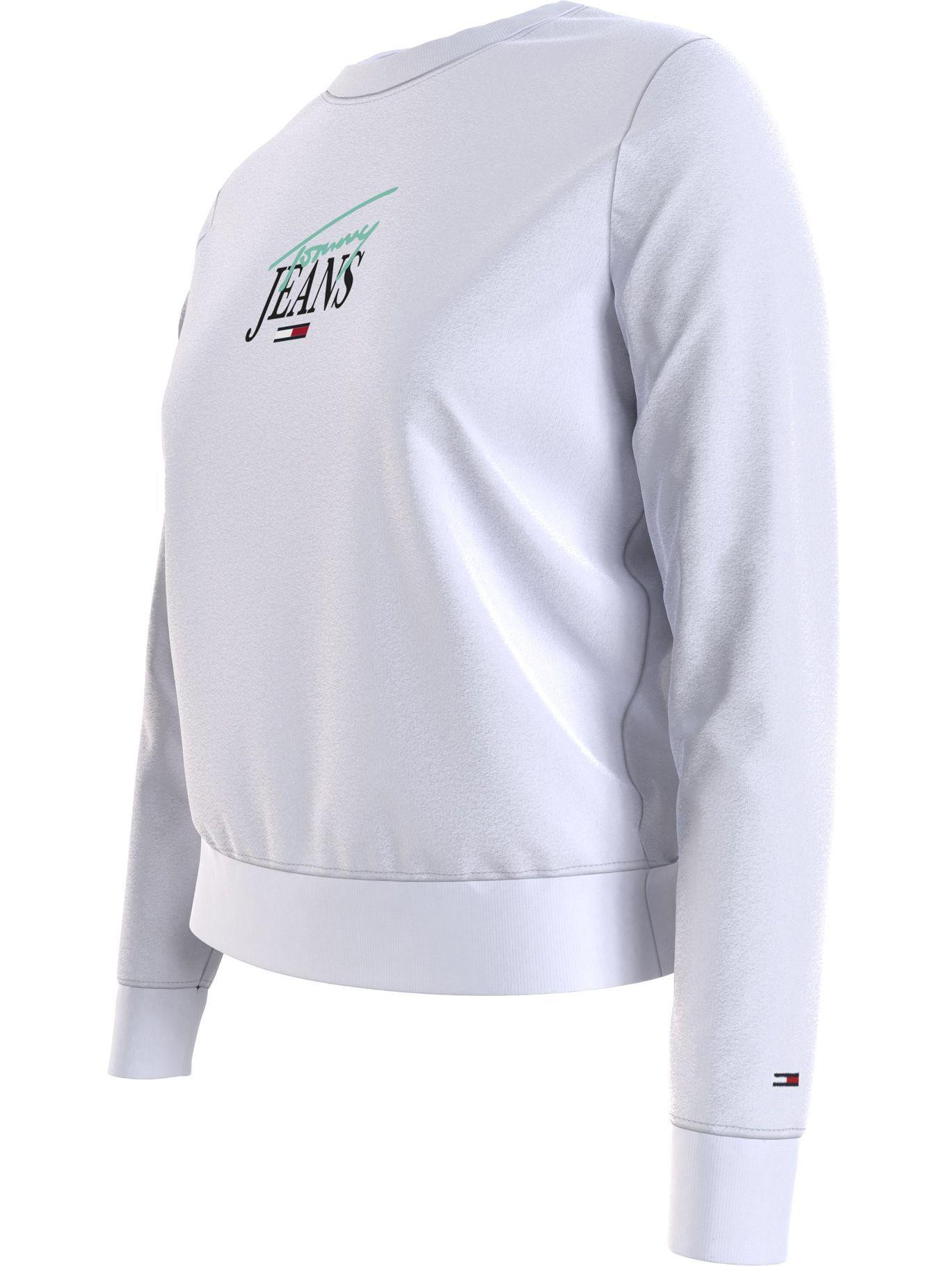 Polerón Essential Logo Blanco Tommy Jeans A2-2