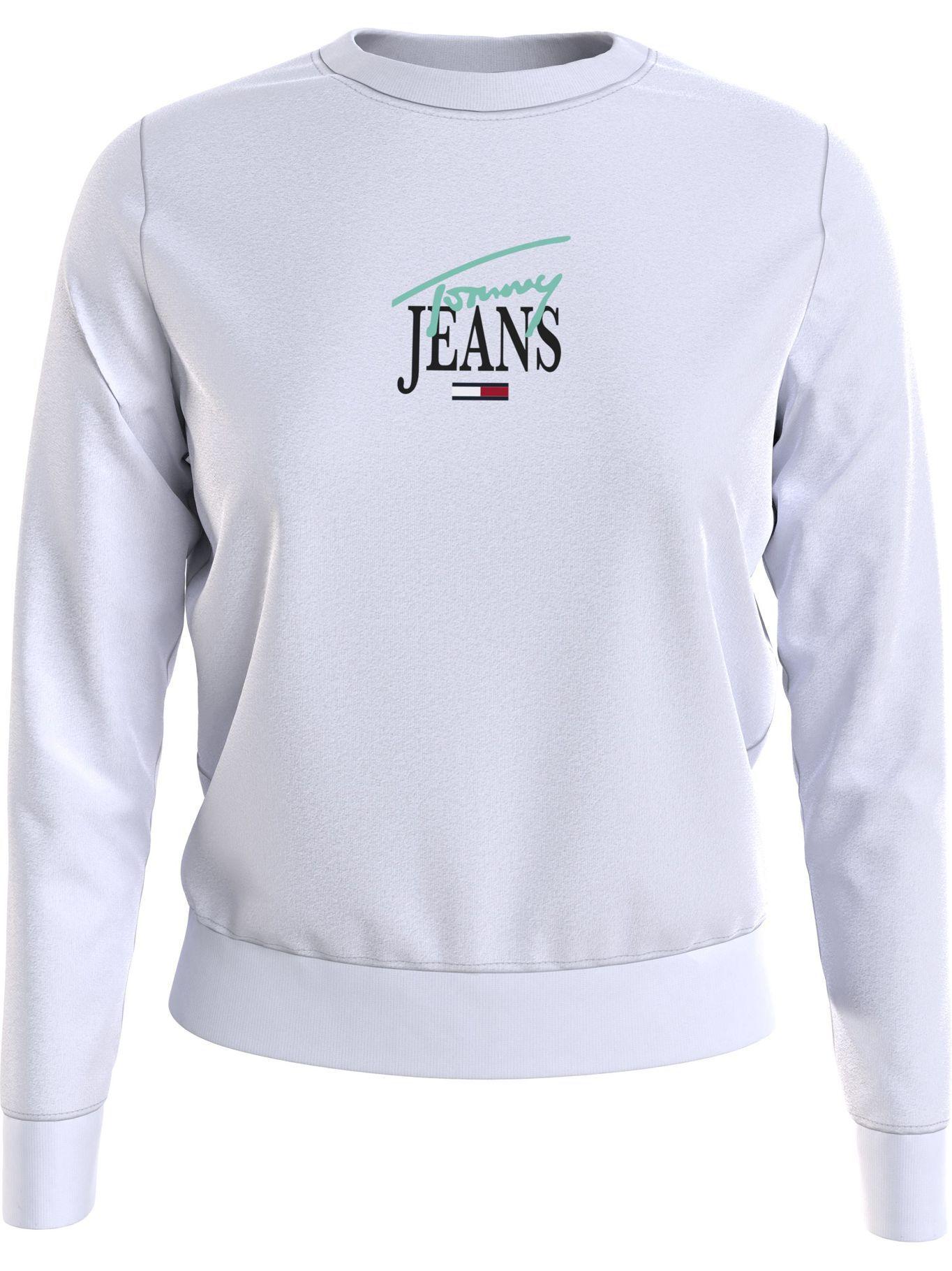 Polerón Essential Logo Blanco Tommy Jeans A2-0