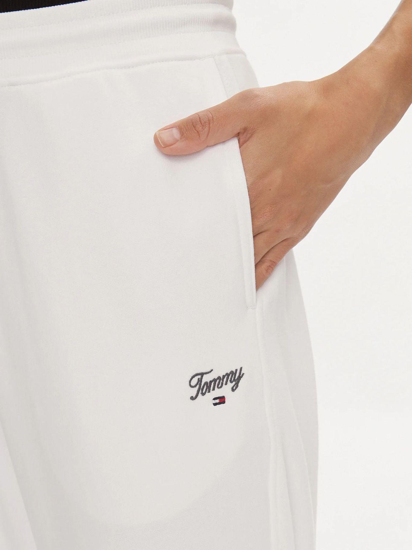 Joggers Relaxed Con Logo Blanco Tommy Jeans-3