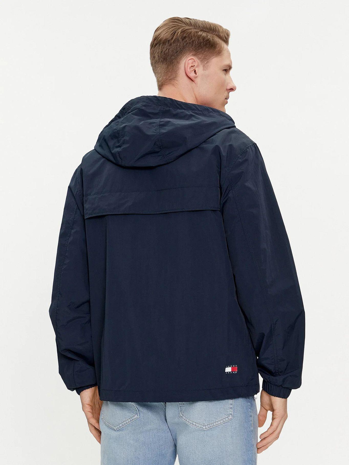 Cortaviento Chicago Con Gorro Azul Tommy Jeans-2