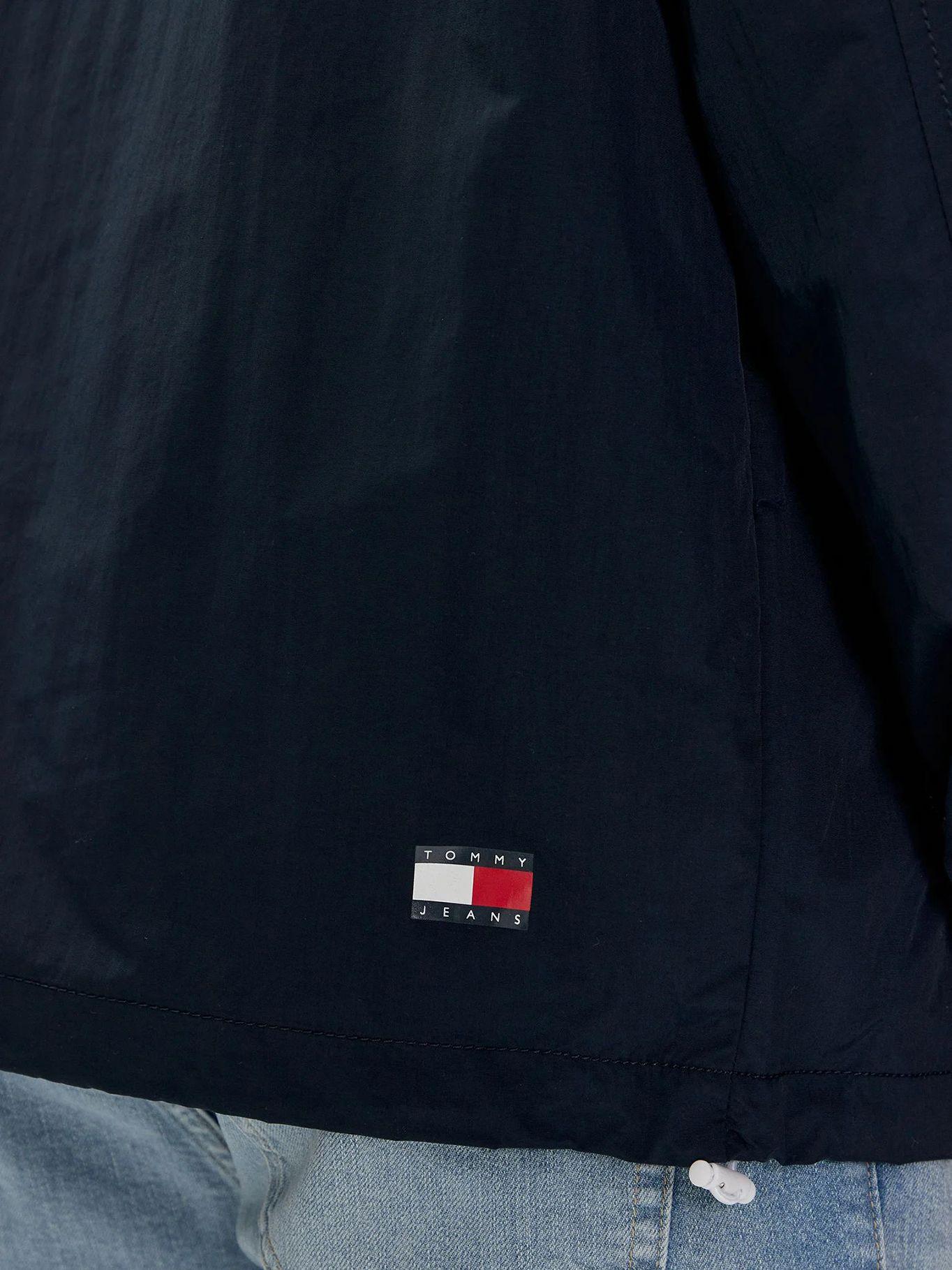 Cortaviento Chicago Con Gorro Azul Tommy Jeans-4