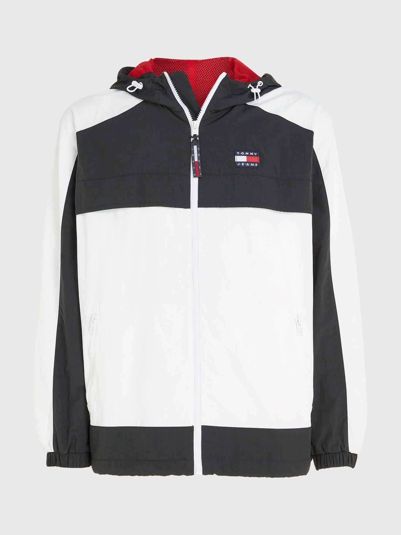 Cortavientos Chicago Color Block Negro Tommy Jeans-4