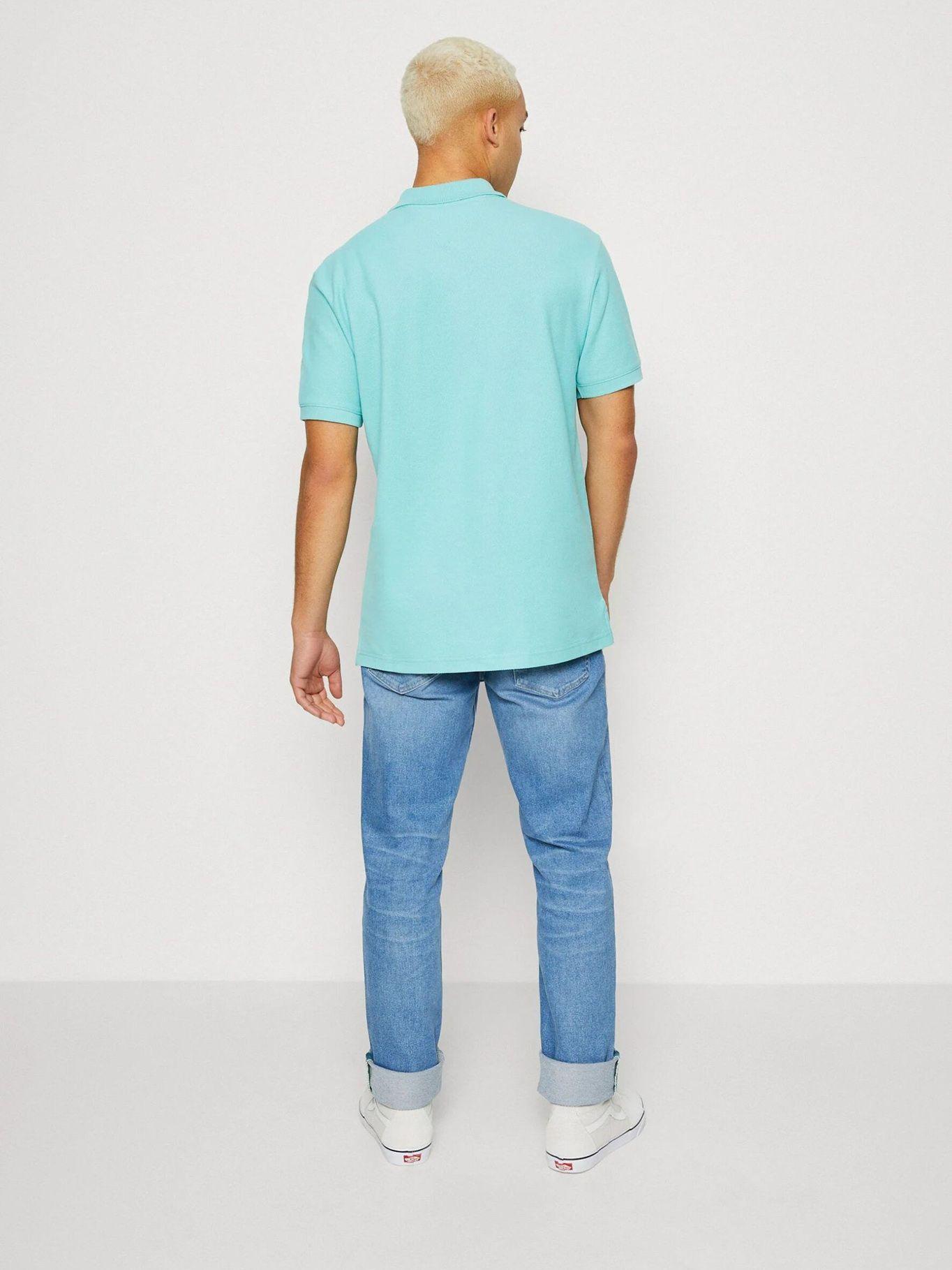 Polo Relaxed Varsity Con Logo Verde Tommy Jeans-1