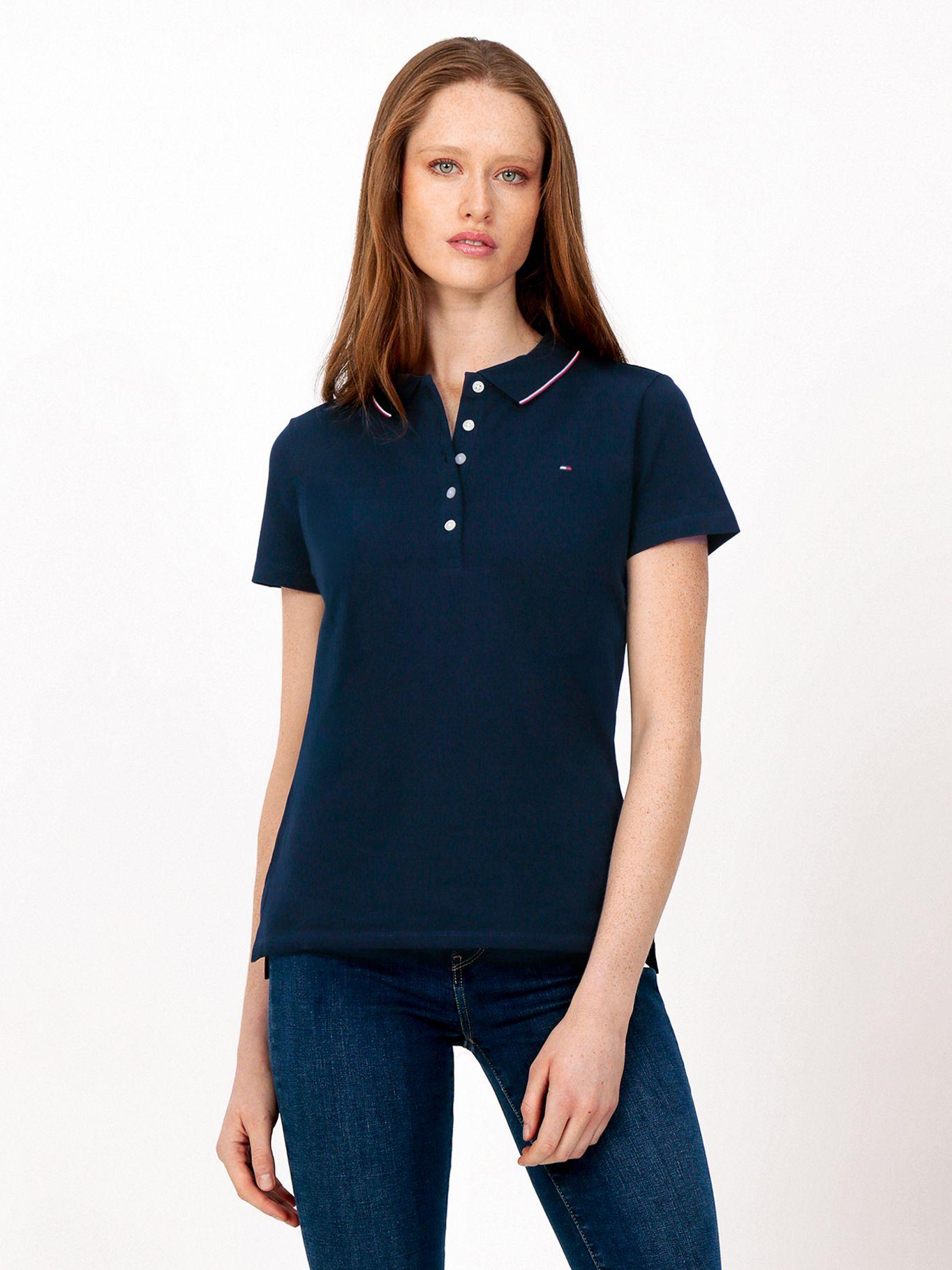 Polo Heritage Slim Fit Azul Tommy Hilfiger-0