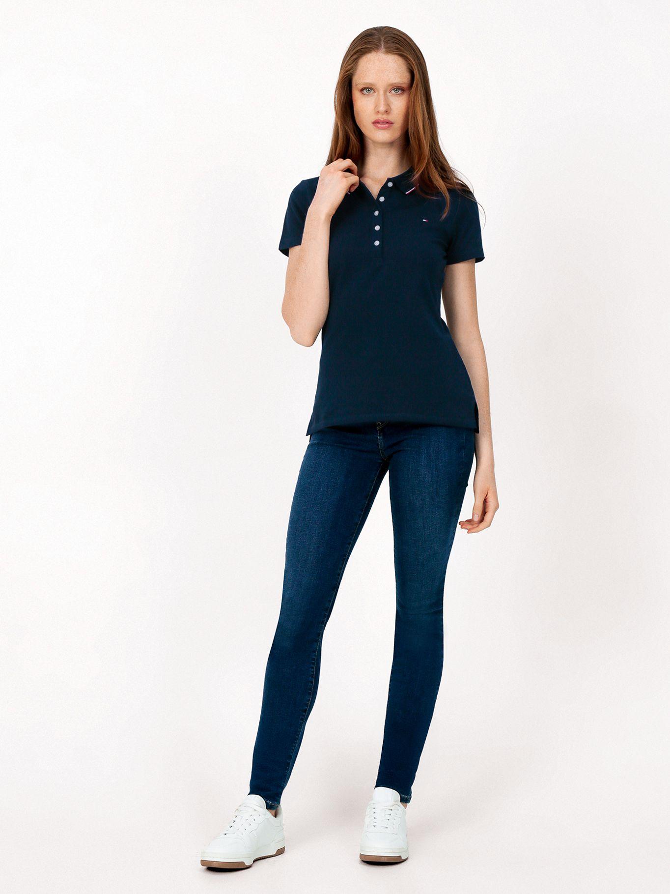 Polo Heritage Slim Fit Azul Tommy Hilfiger-1