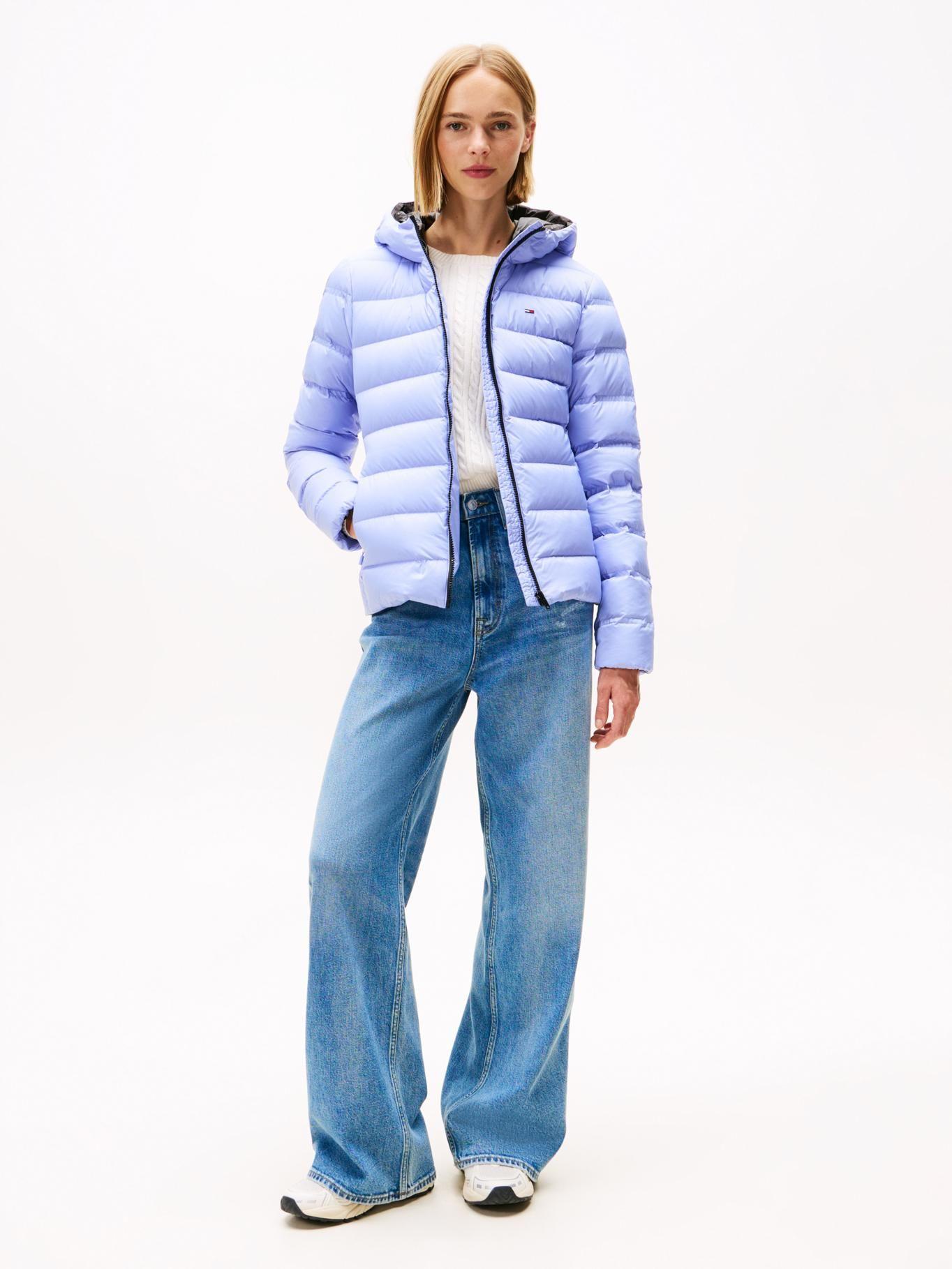 Parka Hooded Acolchada Slim Fit Lila Tommy Jeans-1