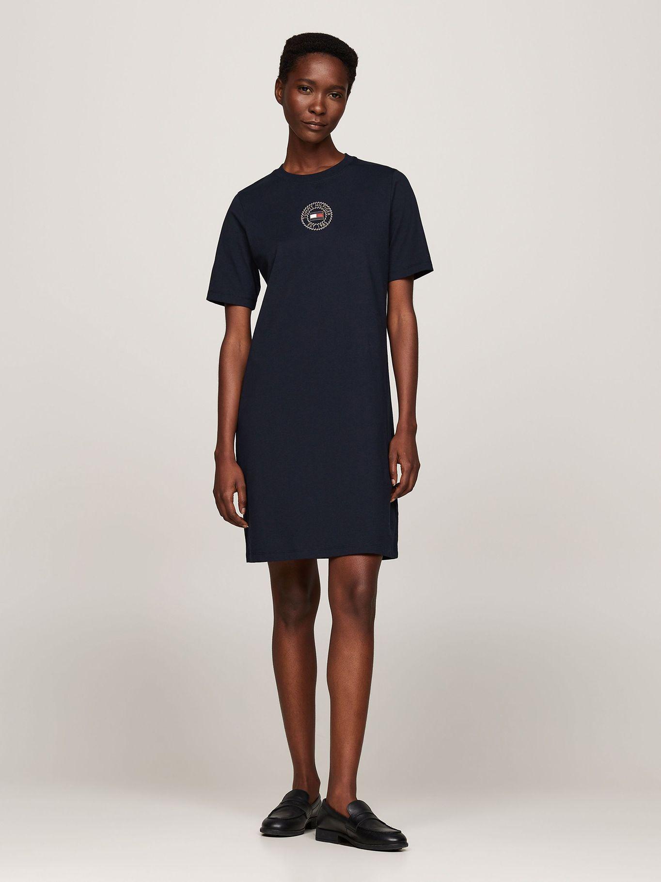 Vestido Logo Nautico Regular Fit Azul Tommy Hilfiger-0