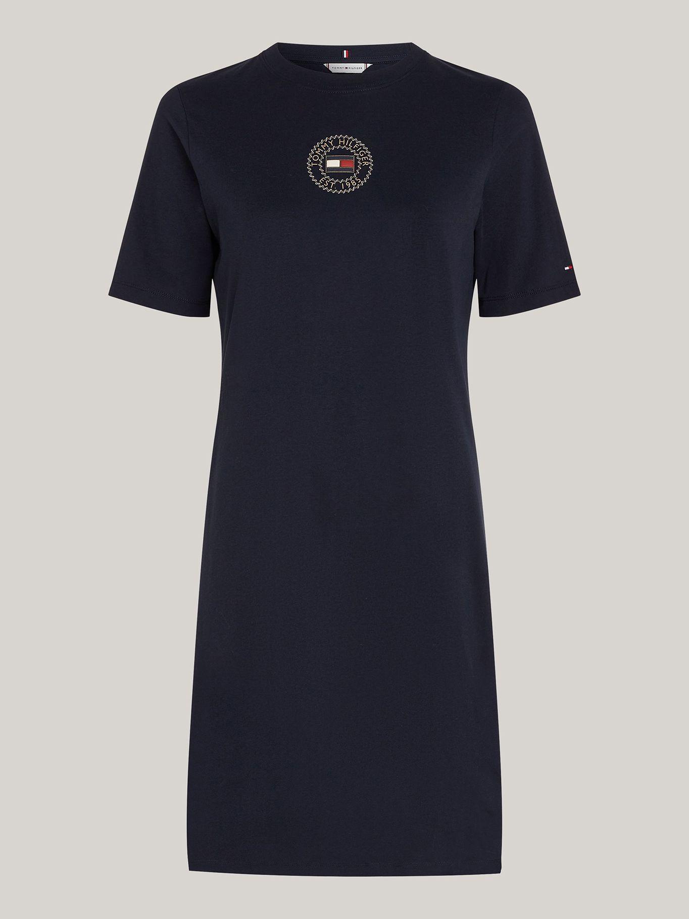 Vestido Logo Nautico Regular Fit Azul Tommy Hilfiger-4
